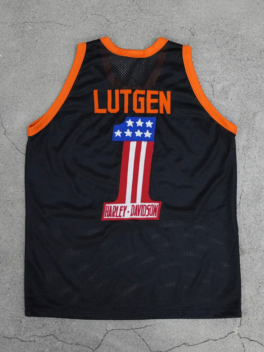 USED MACHINE COLLECTION HARLEY-DAVIDSON MESH TANK TOP (women's)