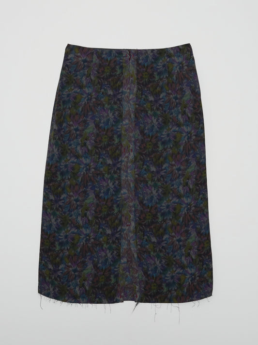 ARCHIVE COLLECTION MARTIN MARGIELA FLORAL PATTERN SKIRT (women's)