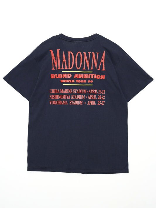 USED EROTIC COLLECTION Madonna Blond Ambition World Tour 1990 T-SHIRT