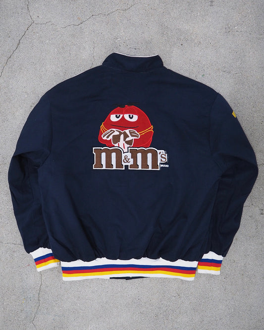 USED MACHINE COLLECTION JEFF HAMILTON NASCAR "m&m's" JACKET