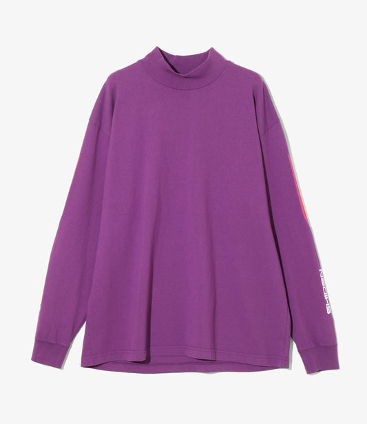 SHIDEN FW2025 L/S MOCK NECK TEE DECAL