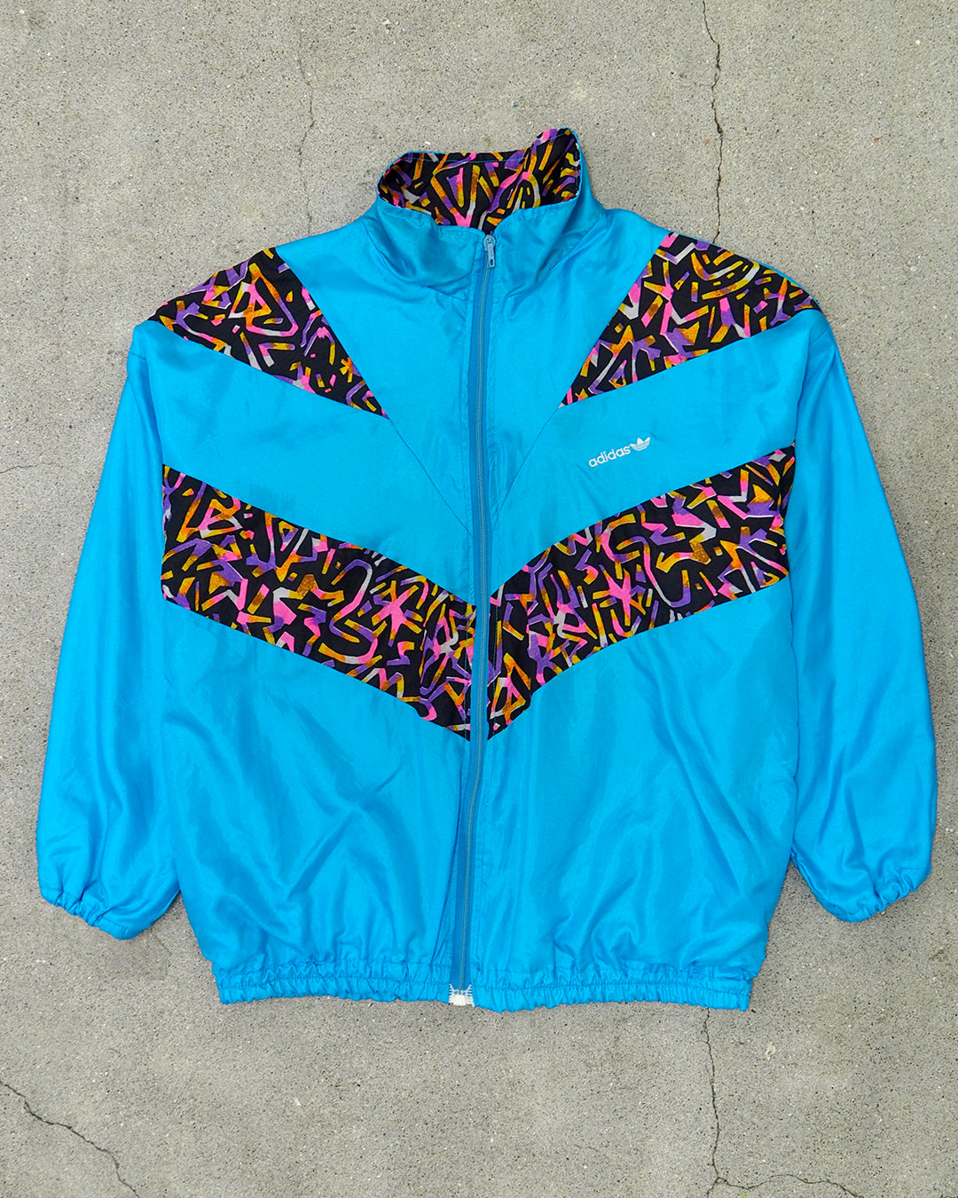 USED SPORTS COLLECTION adidas EQUIPMENT 90s NYLON JACKET