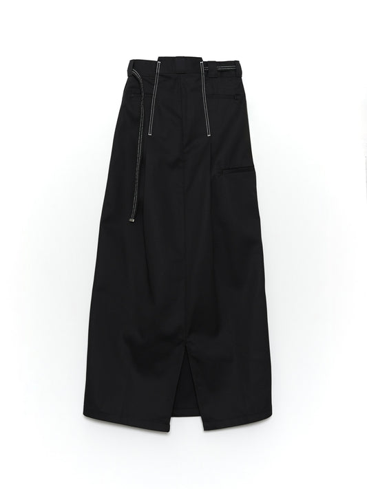 WHATEVERWORKS RECONSTRUCTED WORK SKIRT LONG