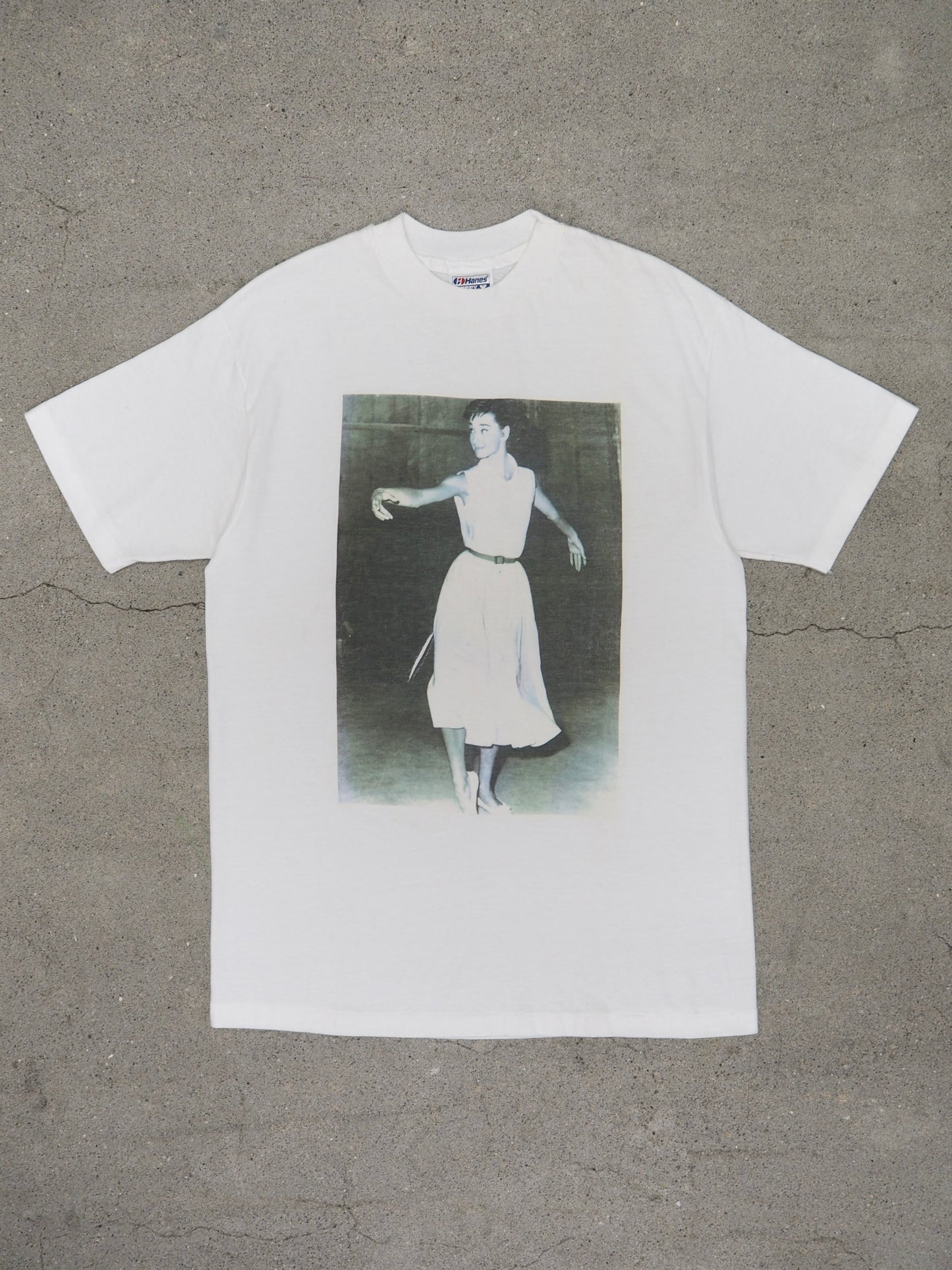ARCHIVE COLLECTION Audrey Hepburn 80's Hanes T-SHIRT