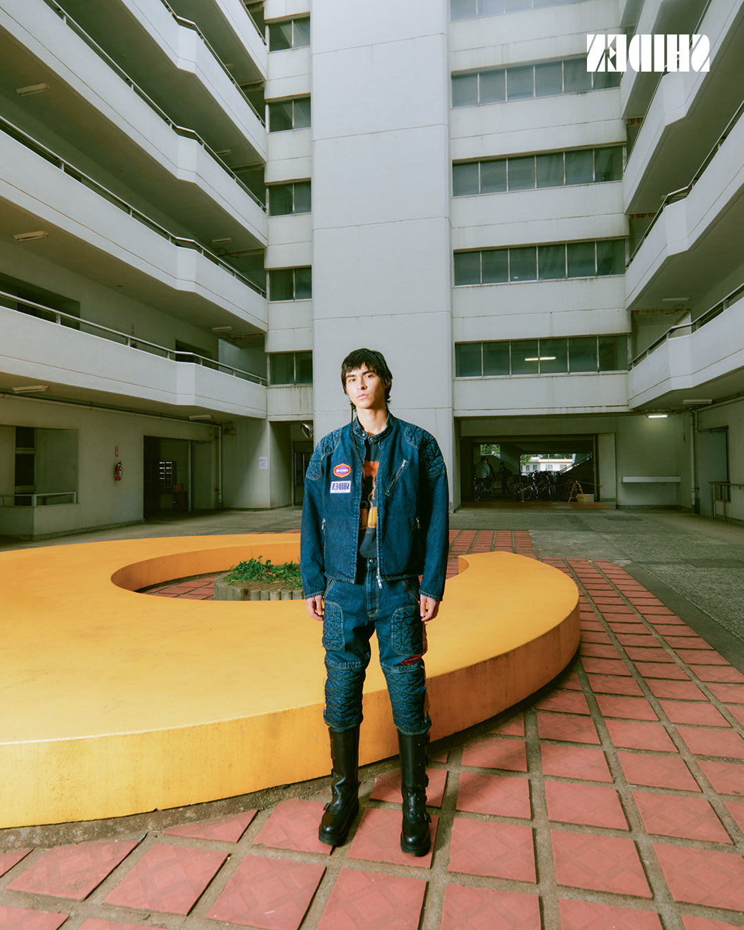 SHIDEN FW2025  MOTORCYCLE JACKET 13oz DENIM