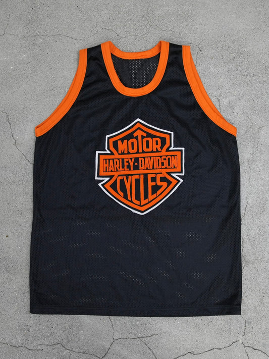 USED MACHINE COLLECTION HARLEY-DAVIDSON MESH TANK TOP (women's)
