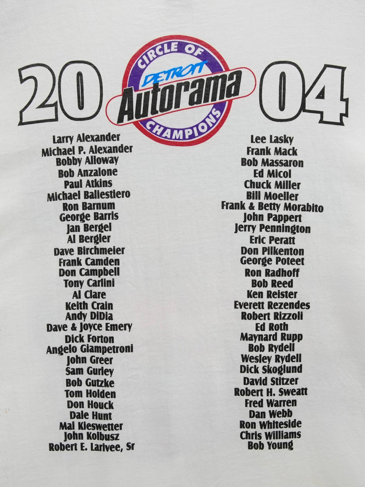 USED MACHINE COLLECTION AUTORAMA 2004 T-SHIRT