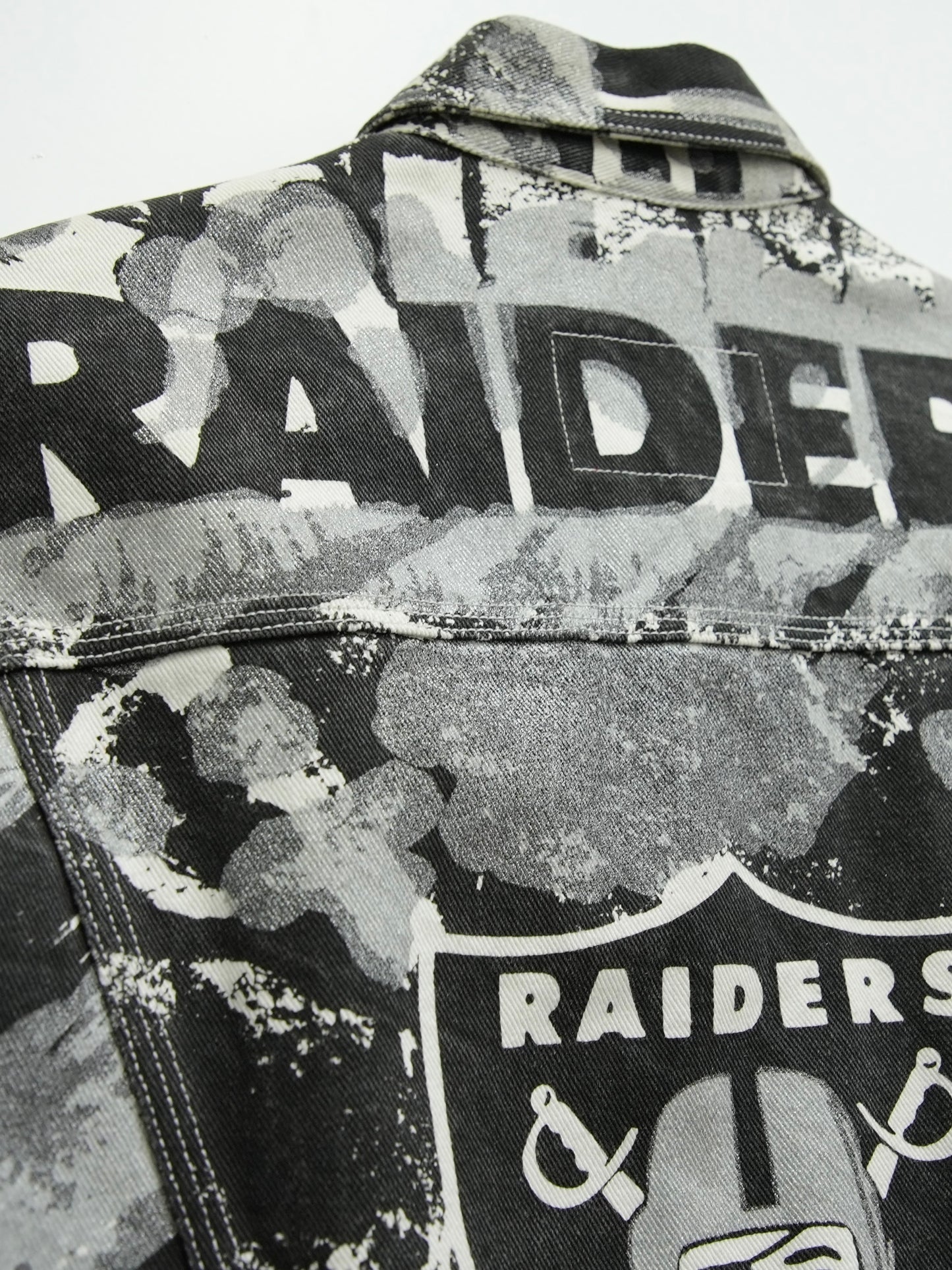 ARCHIVE COLLECTION 90's NFL RAIDERS PRO PLAYER DENIM JACKET