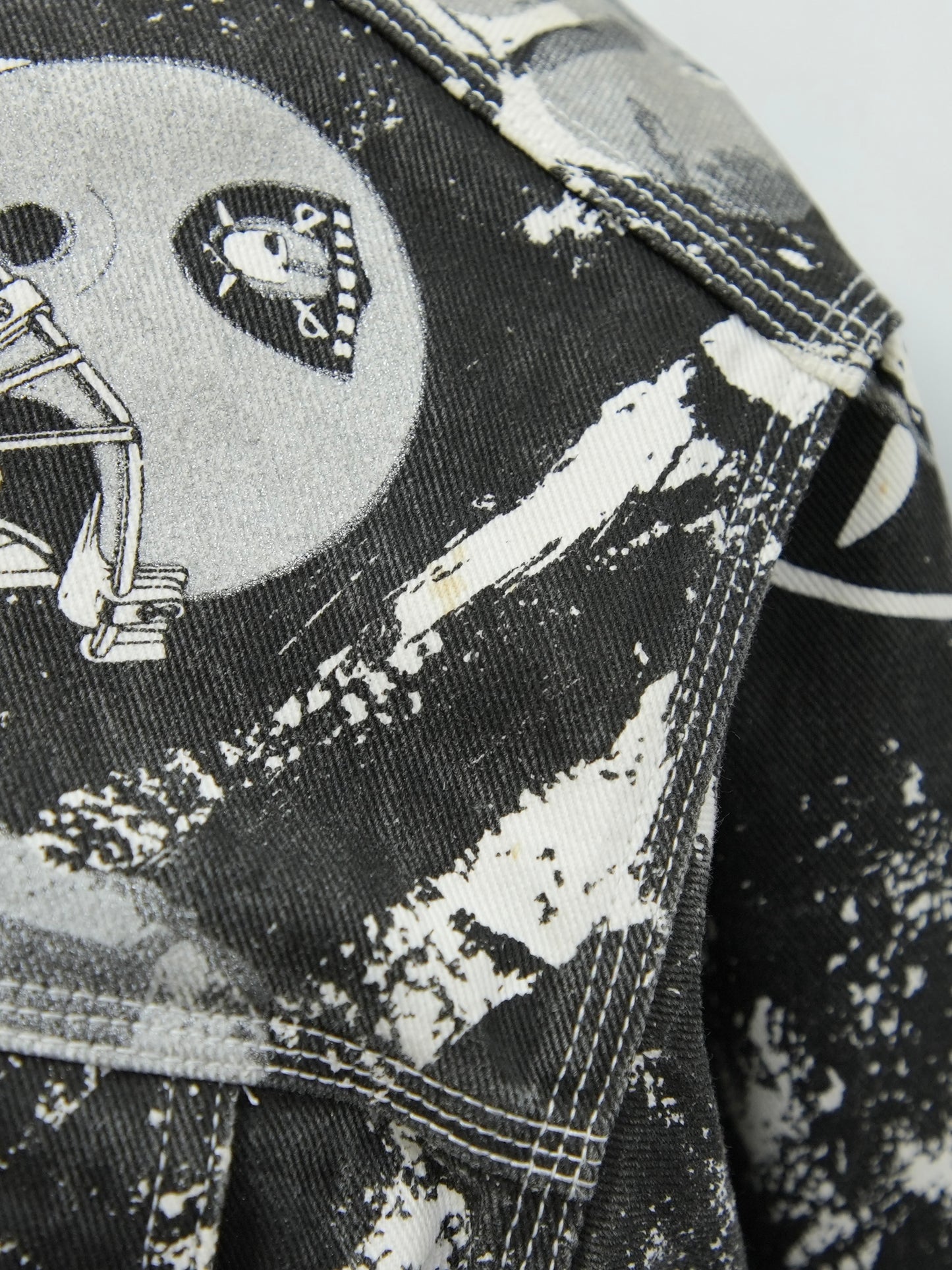 ARCHIVE COLLECTION 90's NFL RAIDERS PRO PLAYER DENIM JACKET