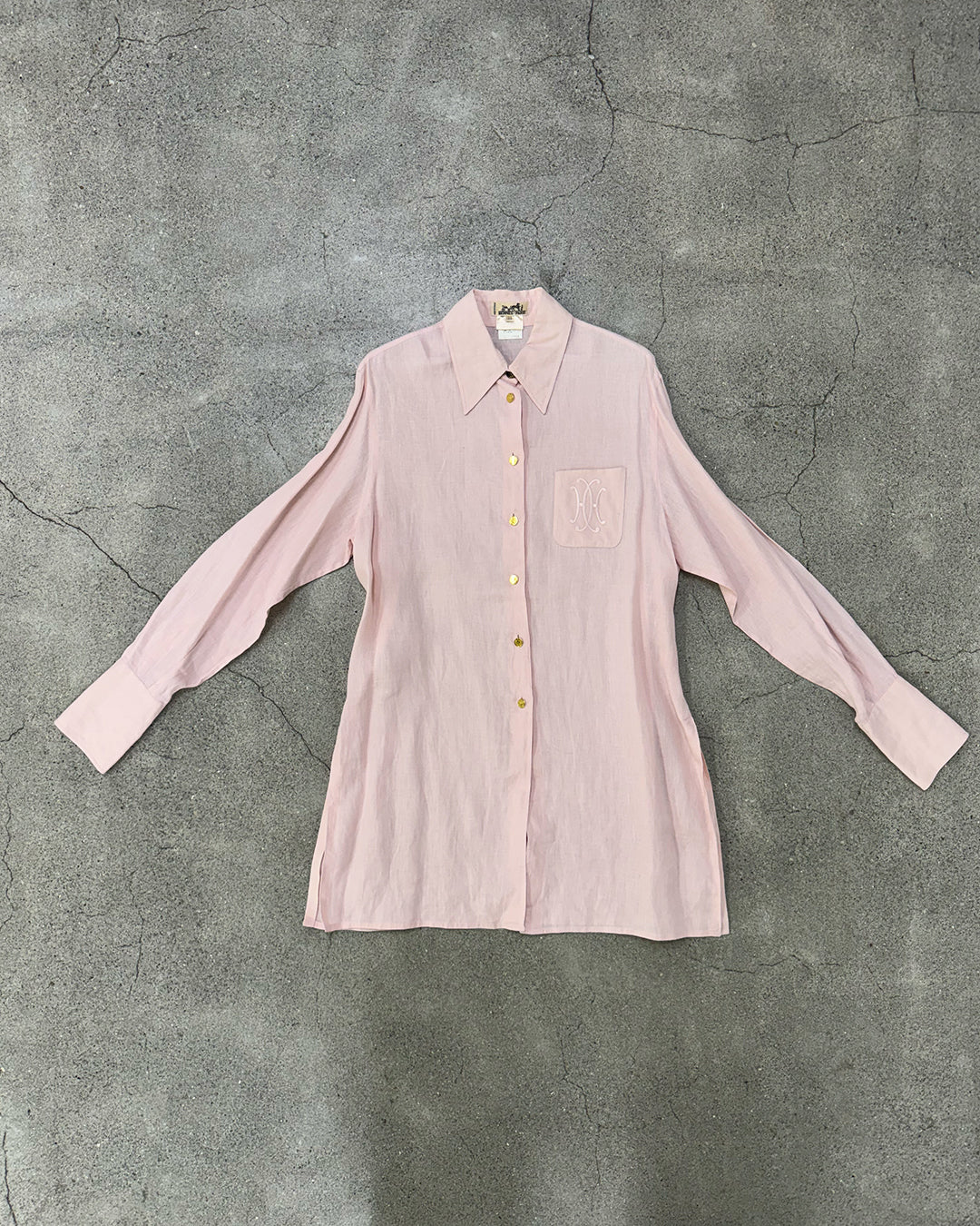 ARCHIVE&USED HERMES L/S SHIRT (women's)