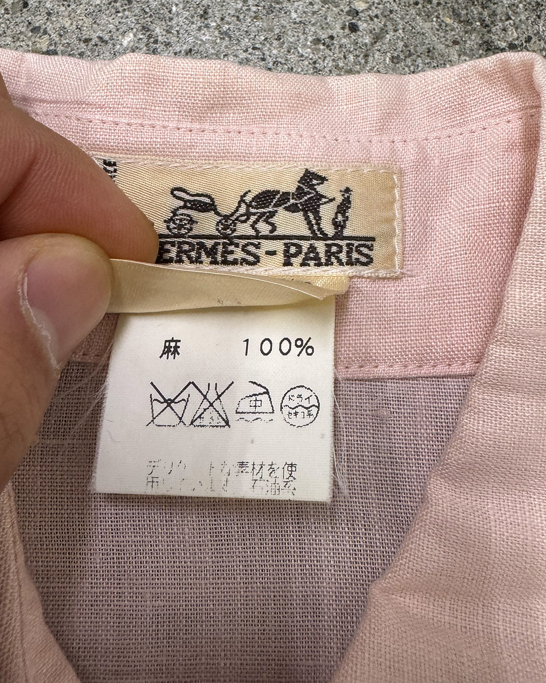 ARCHIVE&USED HERMES L/S SHIRT (women's)