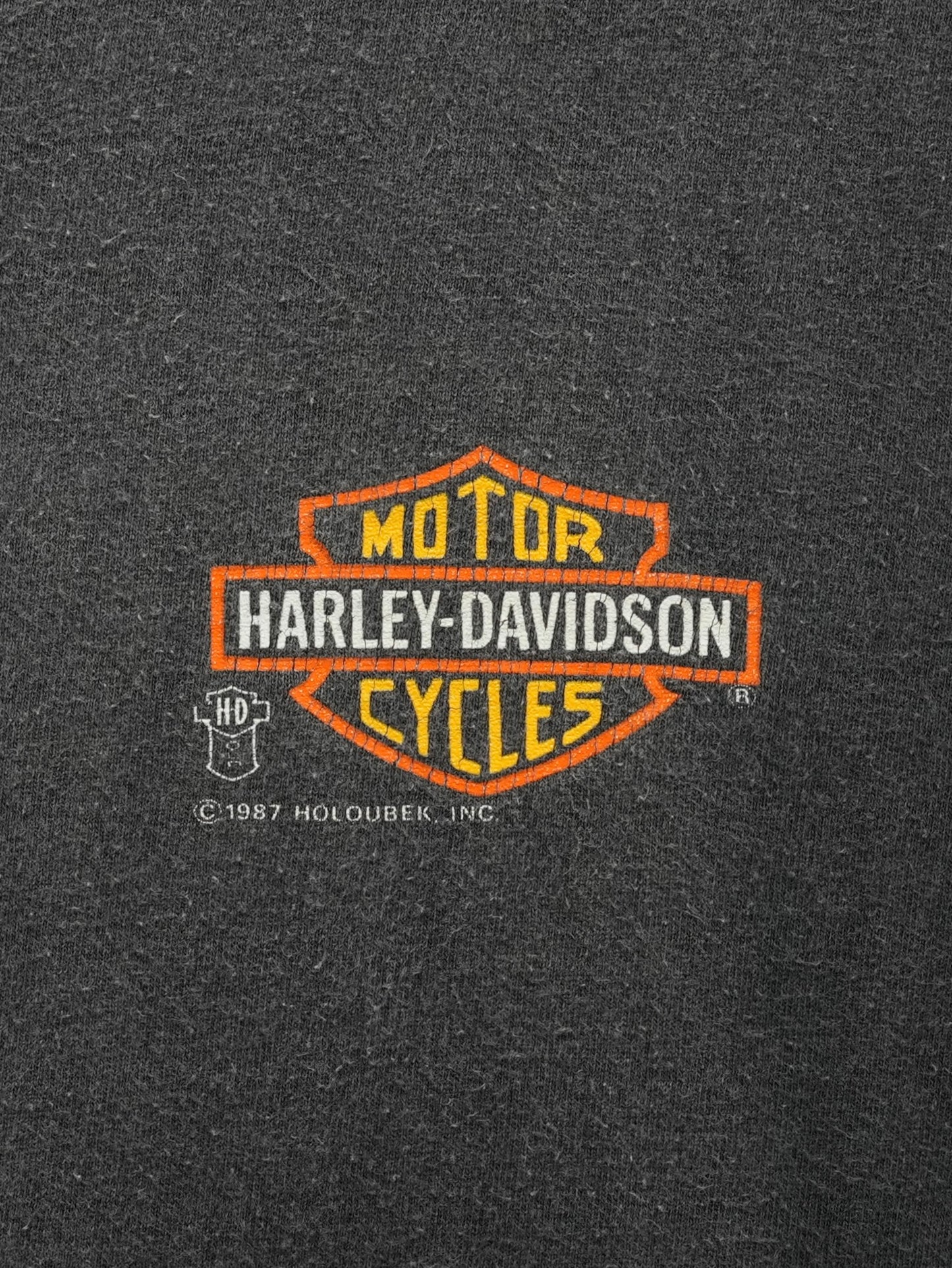 USED MACHINE COLLECTION 80's HARLEY-DAVIDSON BLACK HILLS T-SHIRT