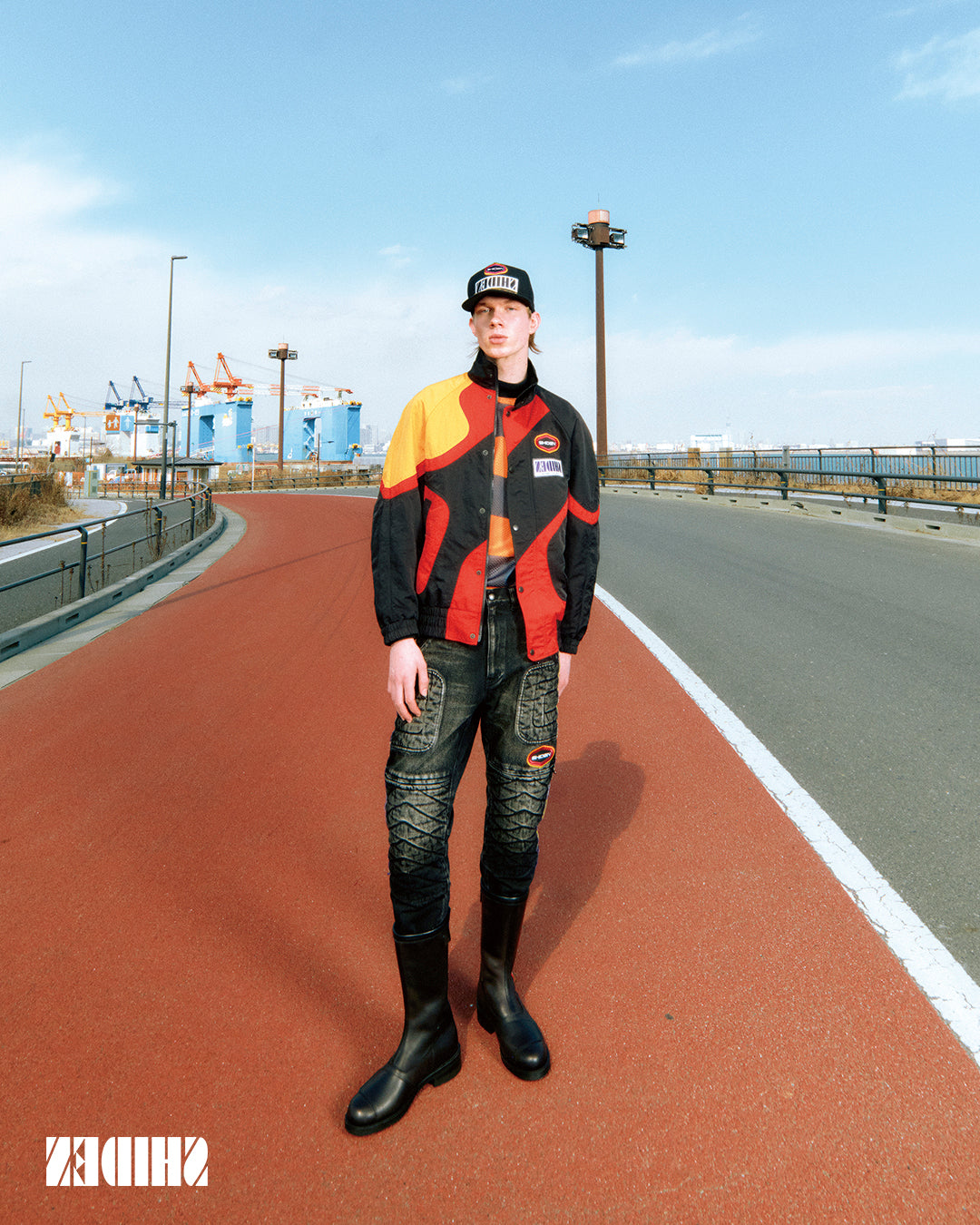 SHIDEN FW2025  RACING JACKET NYLON SATEEN