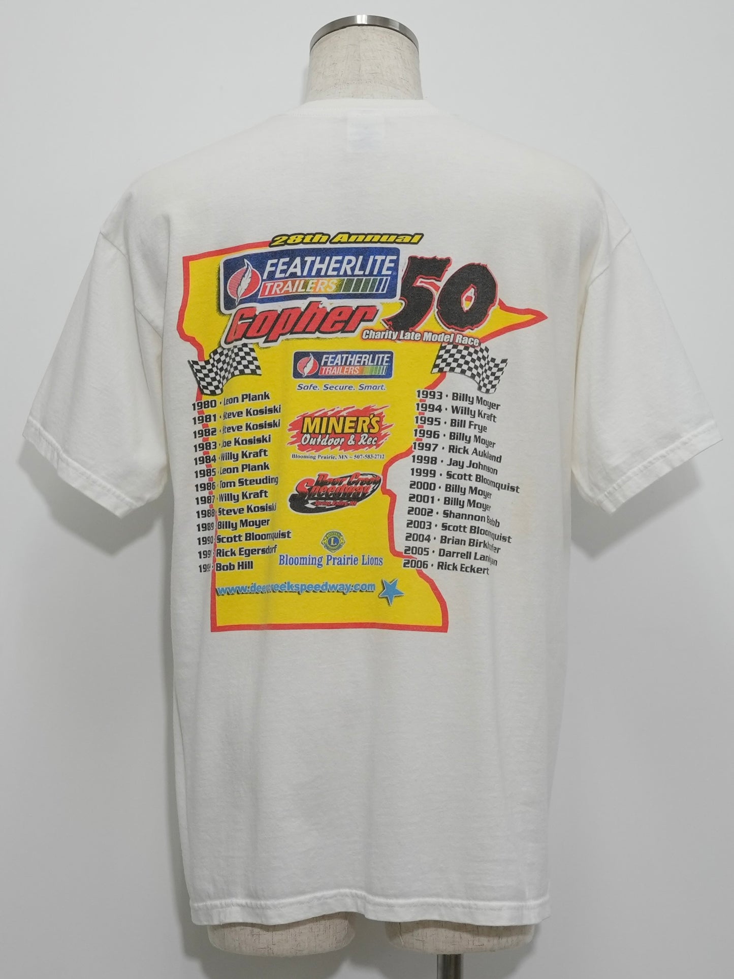 USED MACHINE COLLECTION FEATHERLITE TRAILERS Gopher 50 T-SHIRT