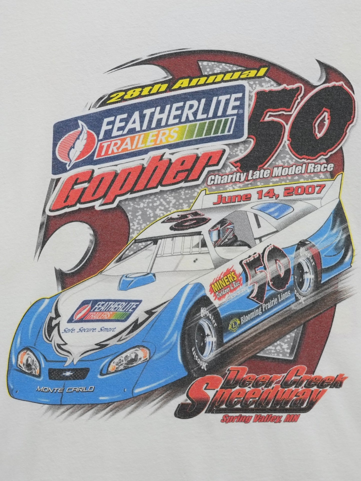 USED MACHINE COLLECTION FEATHERLITE TRAILERS Gopher 50 T-SHIRT
