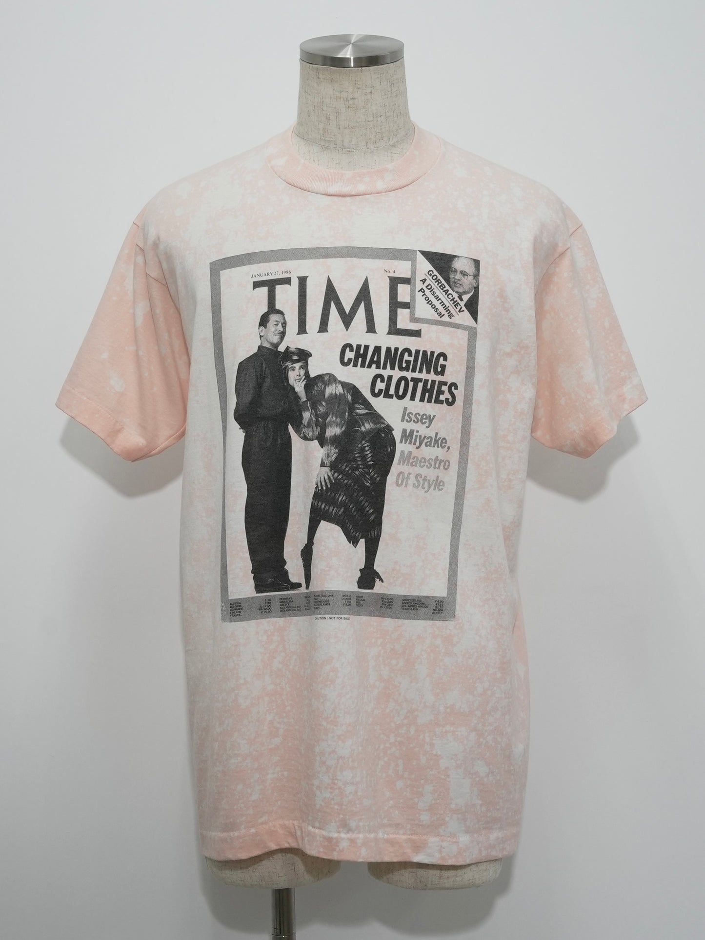 ARCHIVE COLLECTION 90's TIME ISSEY MIYAKE PHOTO T-SHIRT