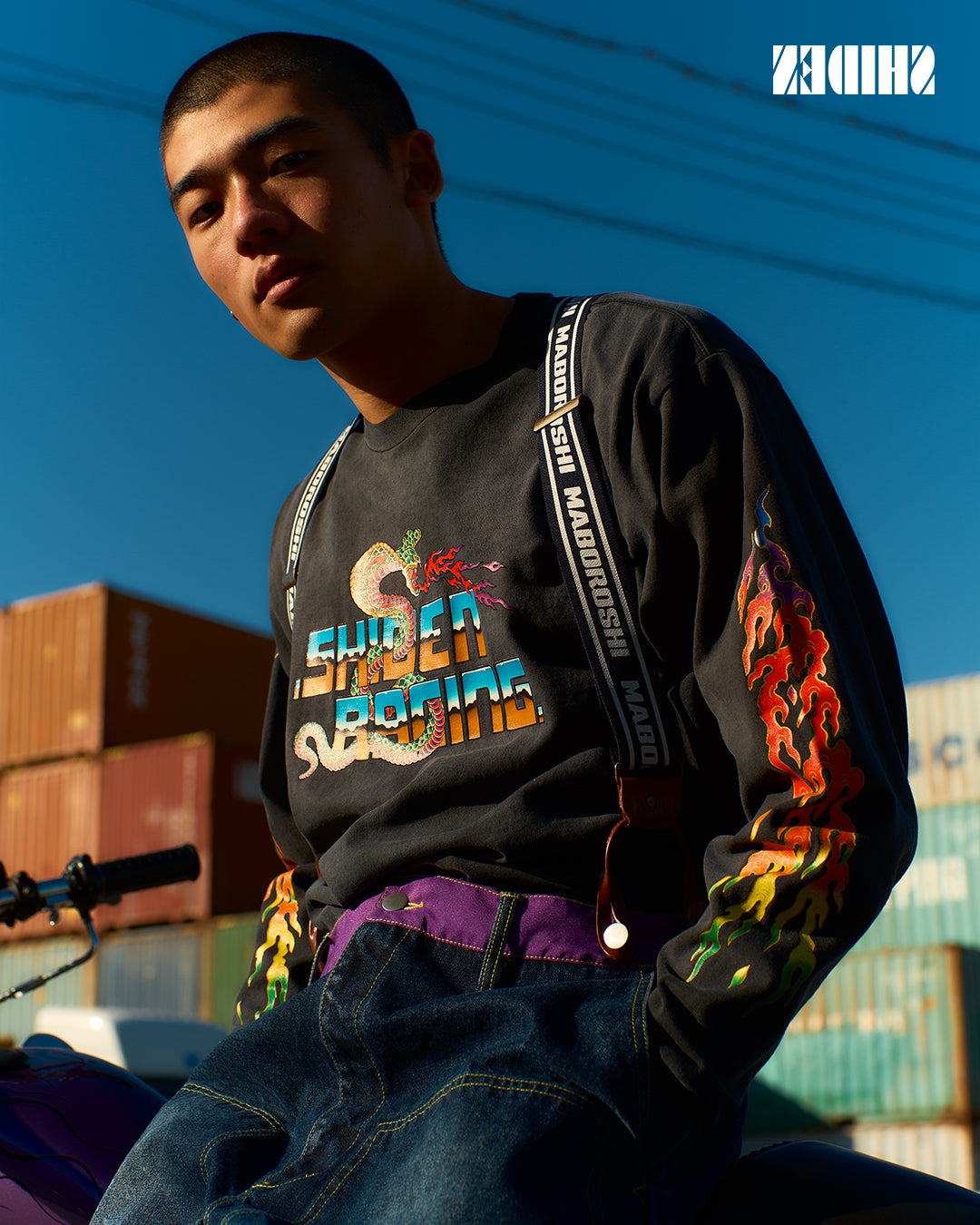 SHIDEN FW2026 L/S TEE - COBRA FADED