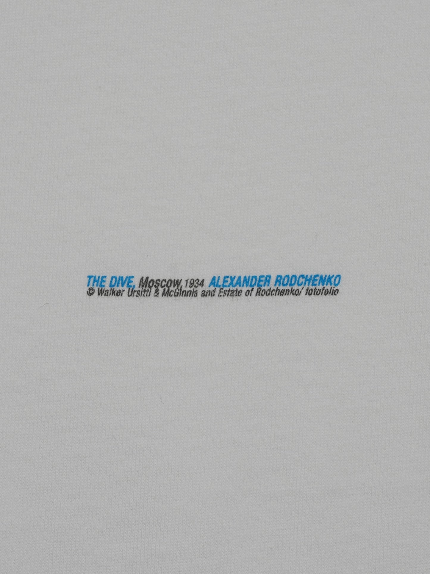 ARCHIVE COLLECTION 90's ALEXANDER RODCHENKO T-SHIRT