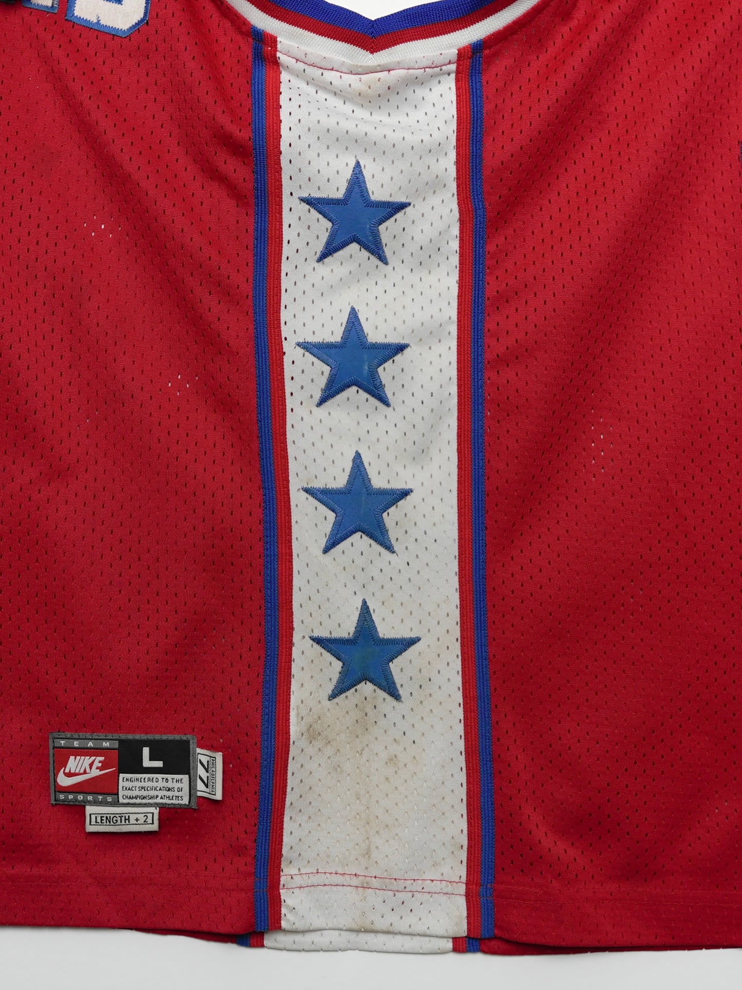 USED SPORTS COLLECTION 90's NBA 76ers SIXERS NIKE GAME SHIRT (women's)