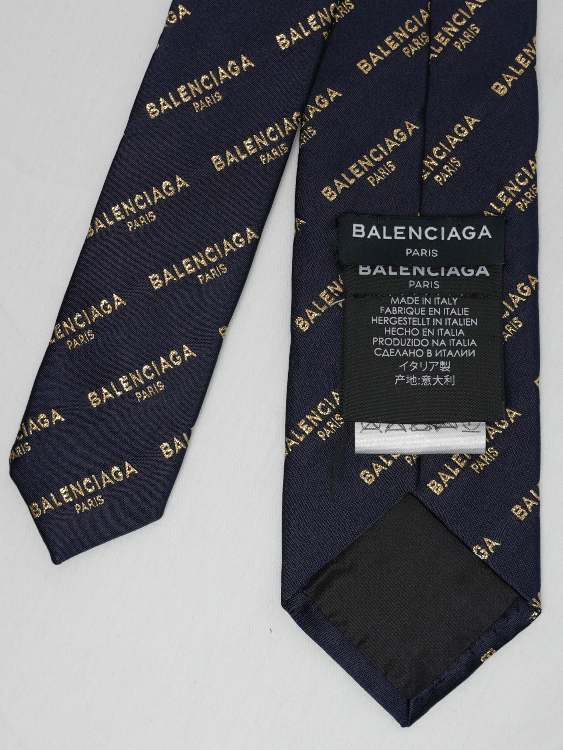 ARCHIVE COLLECTION BALENCIAGA LOGO TIE – PROSHOP HATTORI