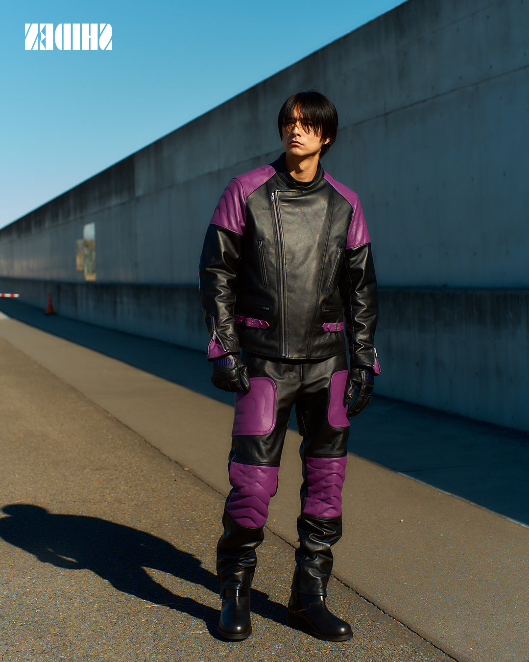 SHIDEN FW2026 MOTORCYCLE PANT - COWHIDE LEATHER