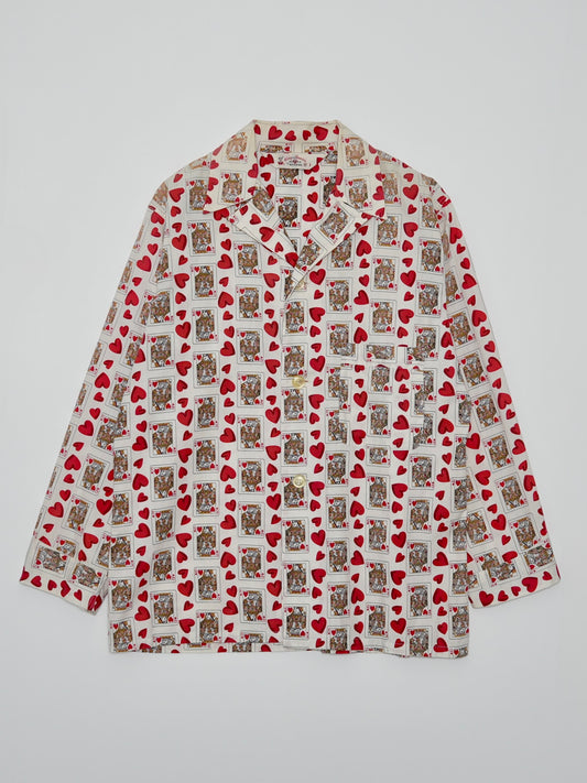 ARCHIVE COLLECTION 1954 King and Queen hearts by Weldon pajamas