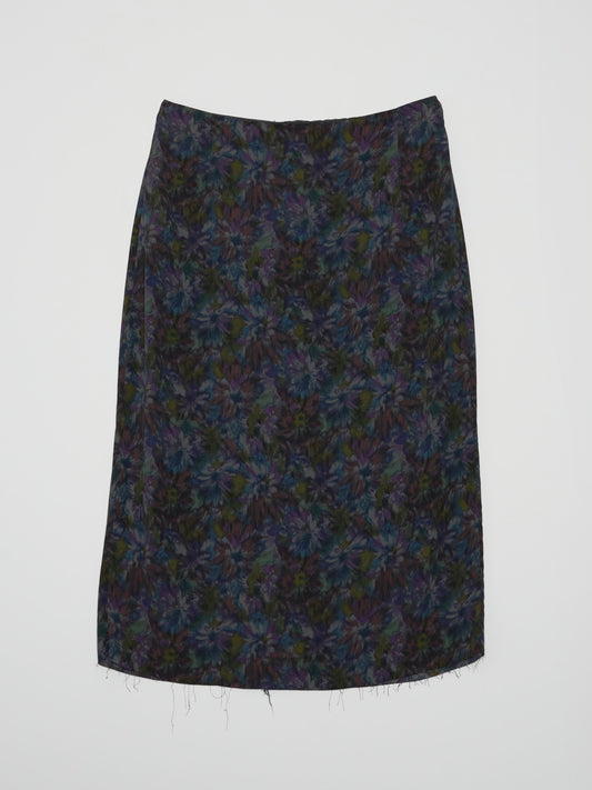 ARCHIVE COLLECTION MARTIN MARGIELA FLORAL PATTERN SKIRT (women's)