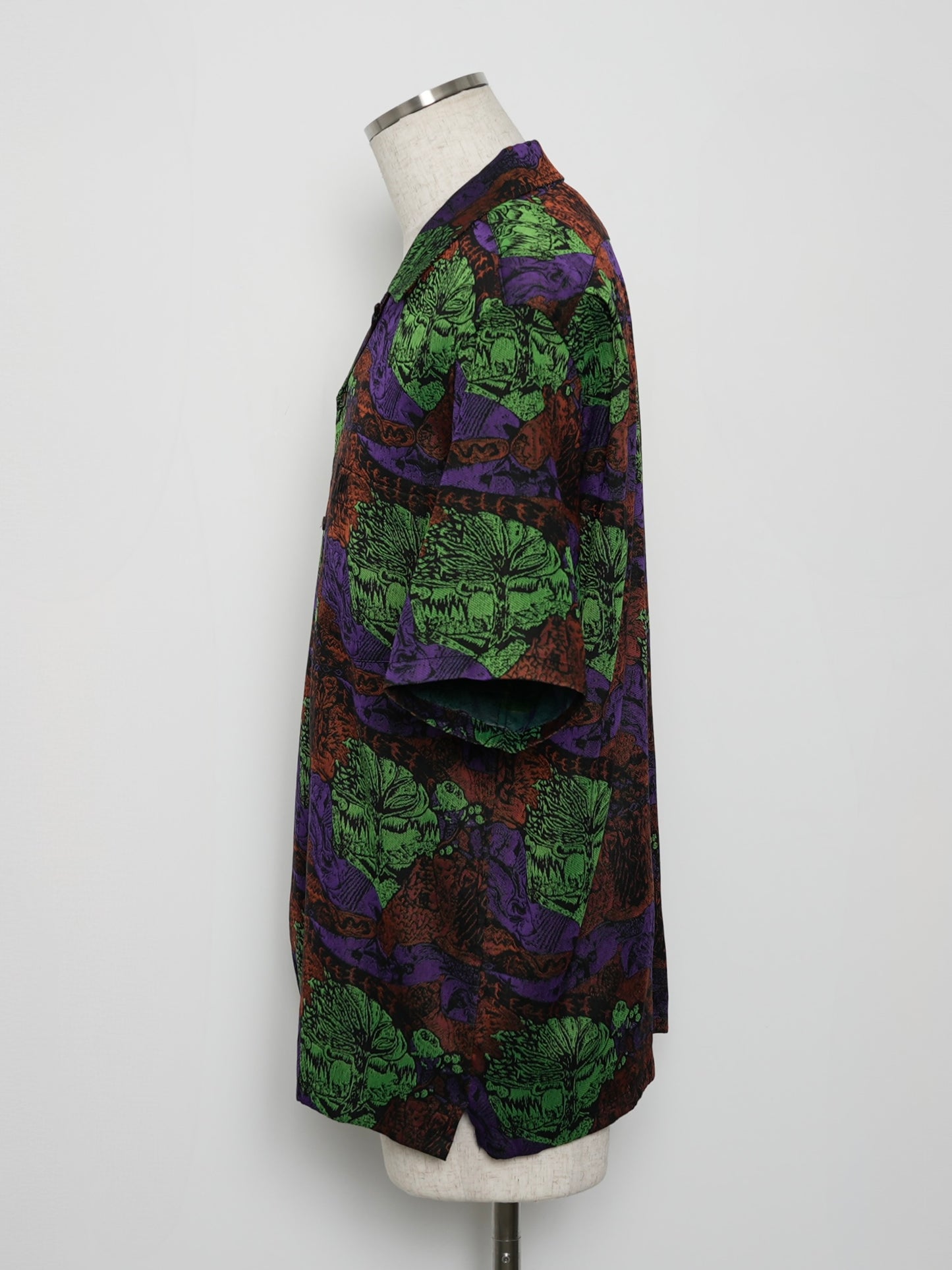 ARCHIVE COLLECTION NICENESS JACQUARD OPEN COLLAR SHIRT