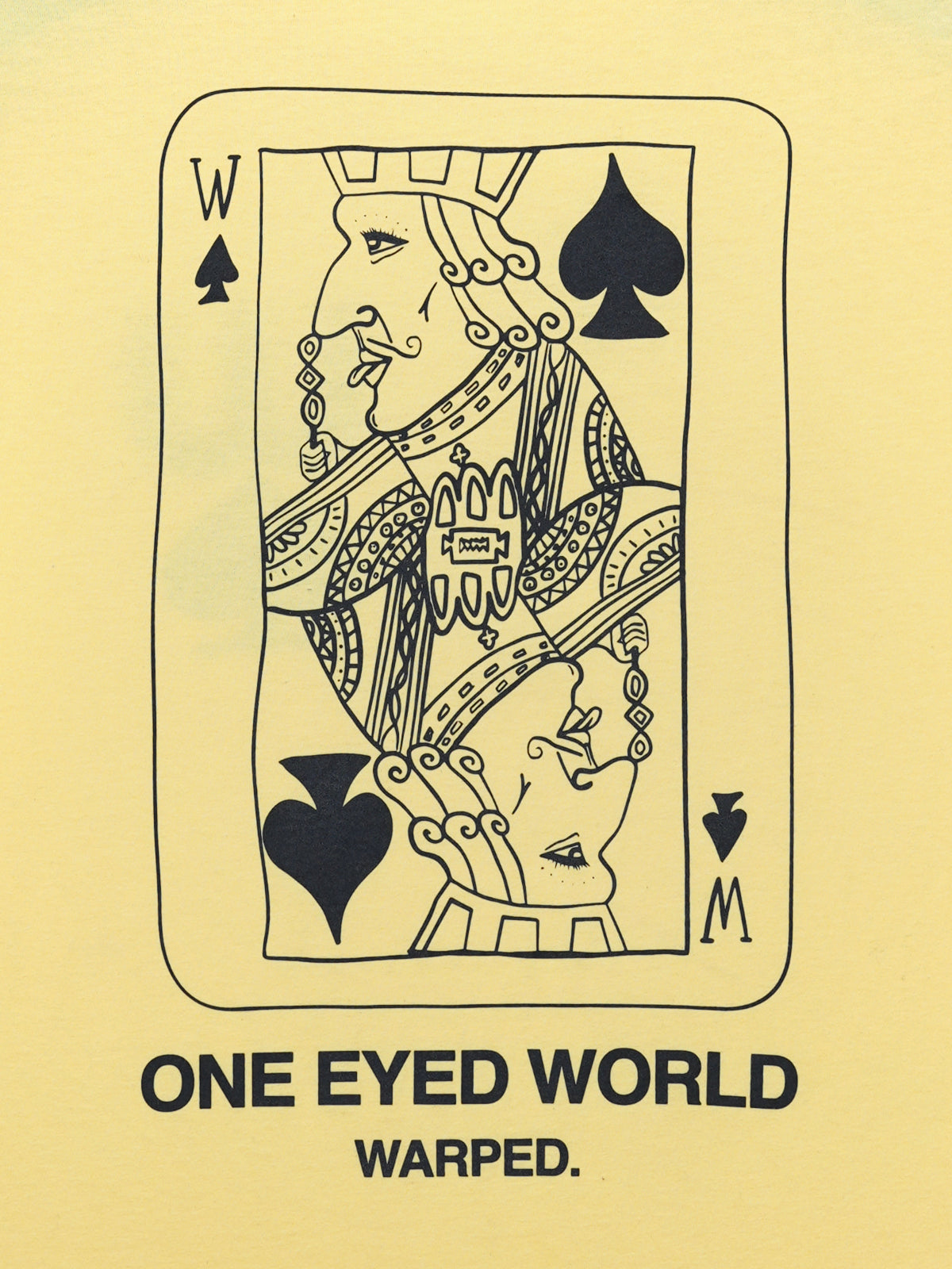 ARCHIVE COLLECTION WARPED. ONE EYED WORLD T-SHIRT