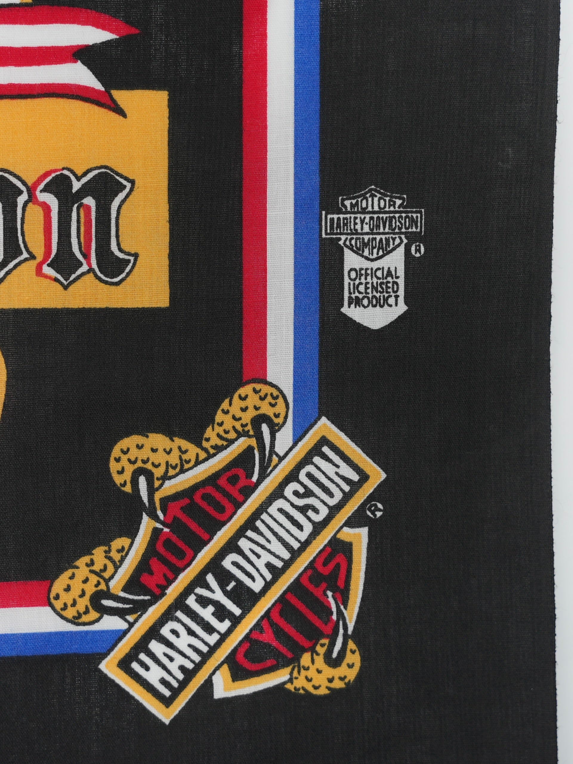 USED MACHINE COLLECTION 90's HARLEY-DAVIDSON BANDANA (DEAD STOCK