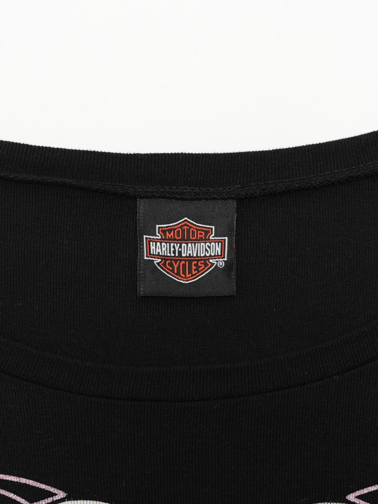 USED MACHINE COLLECTION HARLEY-DAVIDSON USED L/S T-SHIRT (women's)