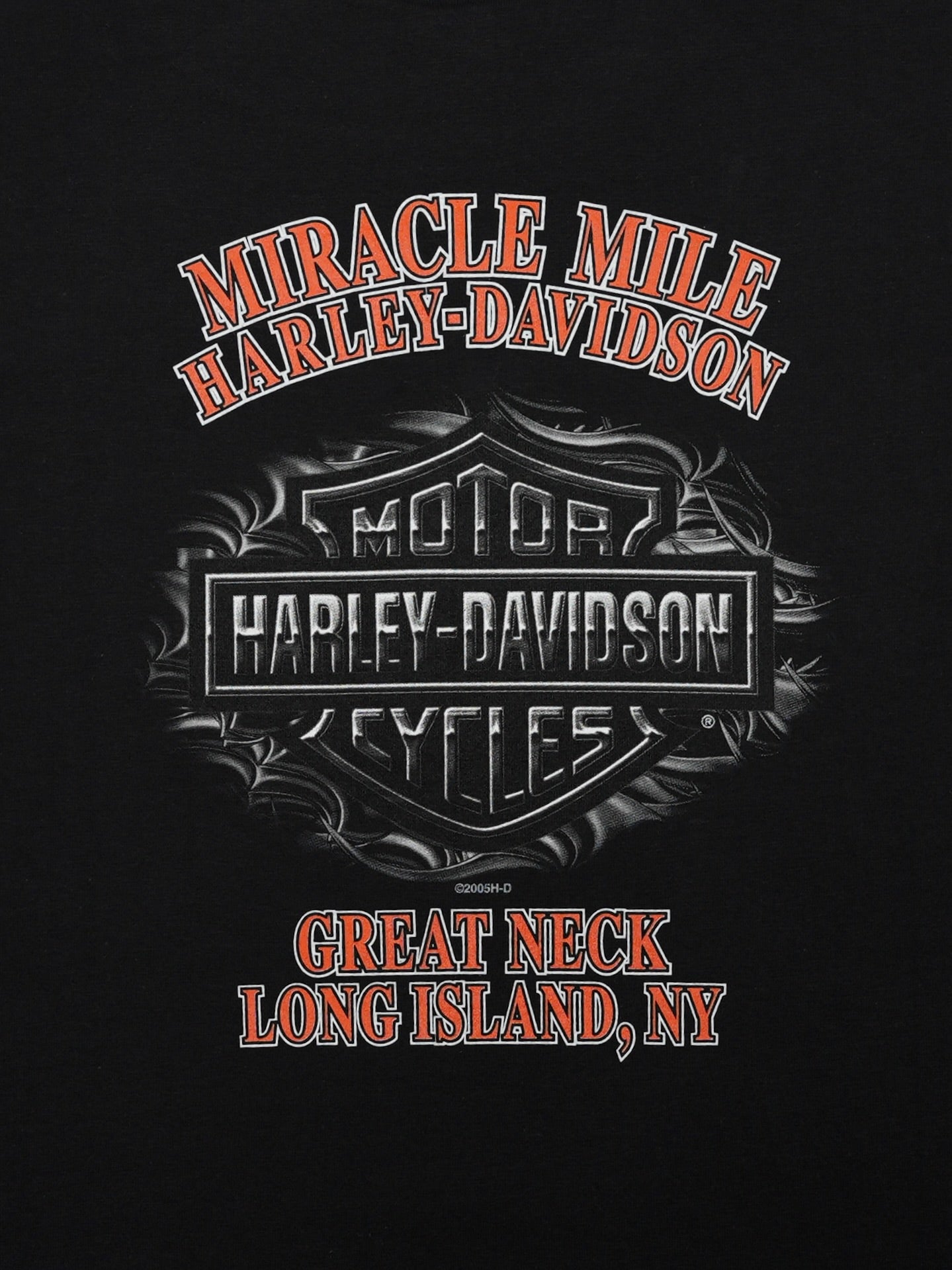 USED MACHINE COLLECTION 00's HARLEY-DAVIDSON USED T-SHIRT