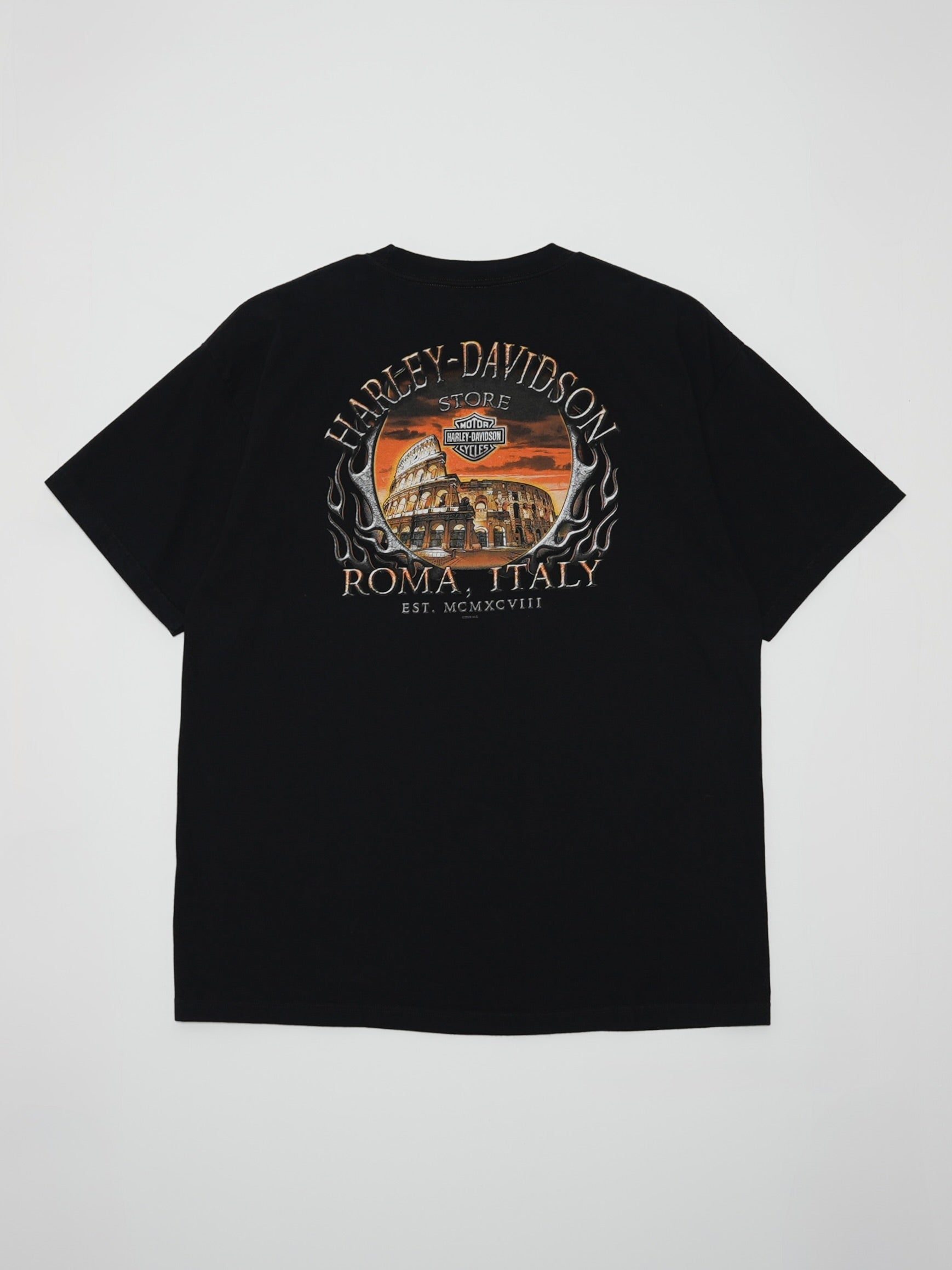 USED MACHINE COLLECTION 00's HARLEY-DAVIDSON USED T-SHIRT