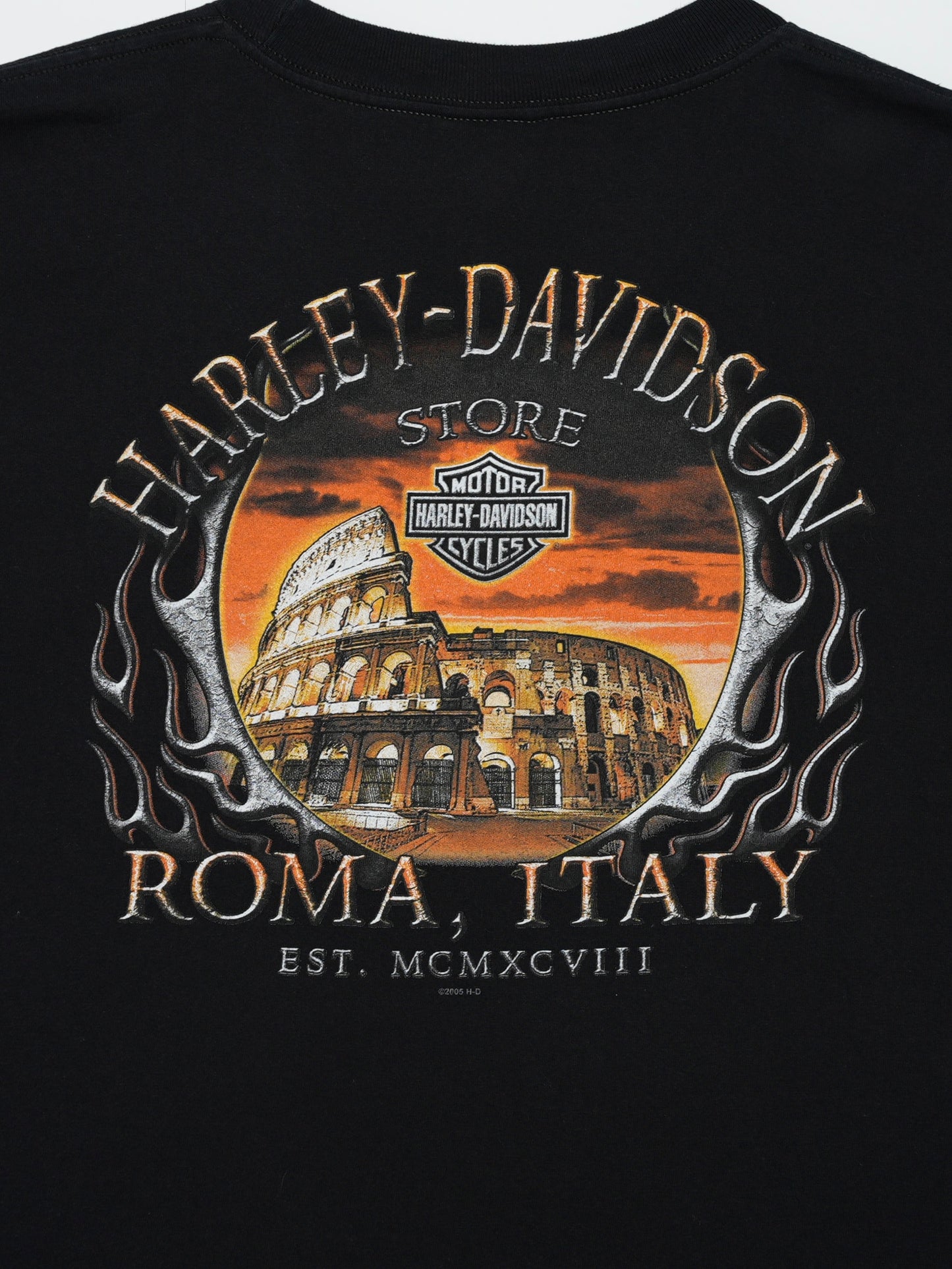 USED MACHINE COLLECTION 00's HARLEY-DAVIDSON USED T-SHIRT