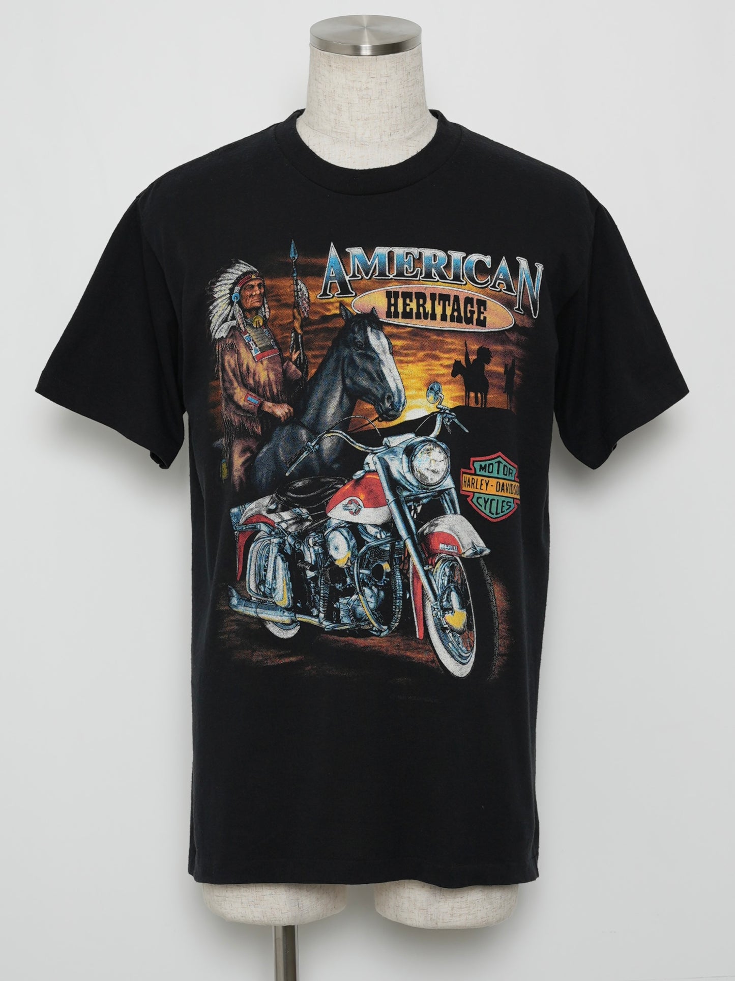 USED MACHINE COLLECTION 90's HARLEY-DAVIDSON USED T-SHIRT