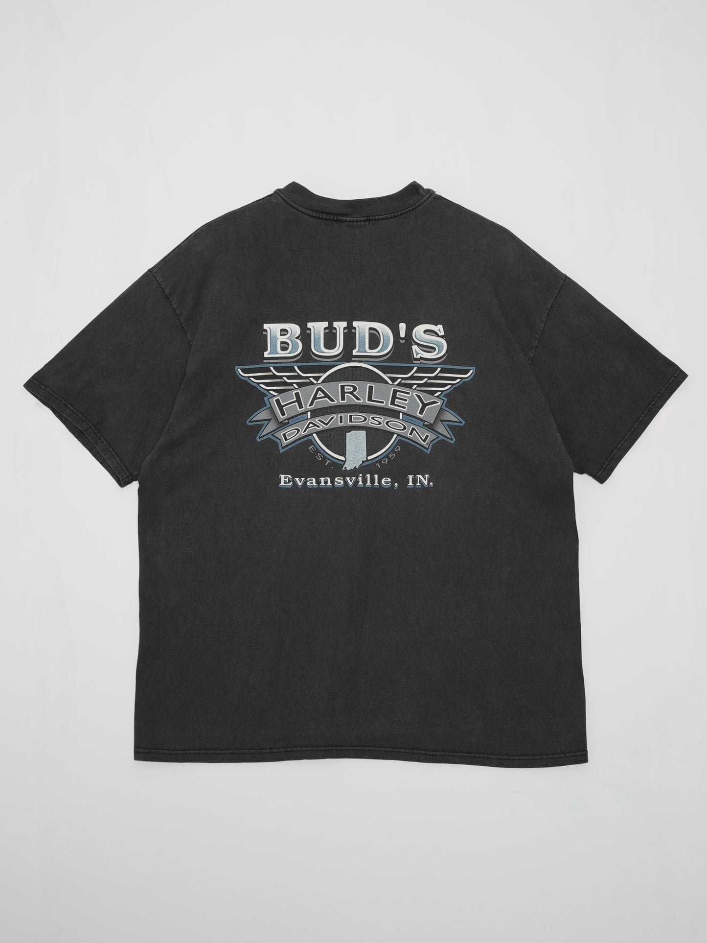 USED MACHINE COLLECTION 90's HARLEY-DAVIDSON USED LOGO T-SHIRT