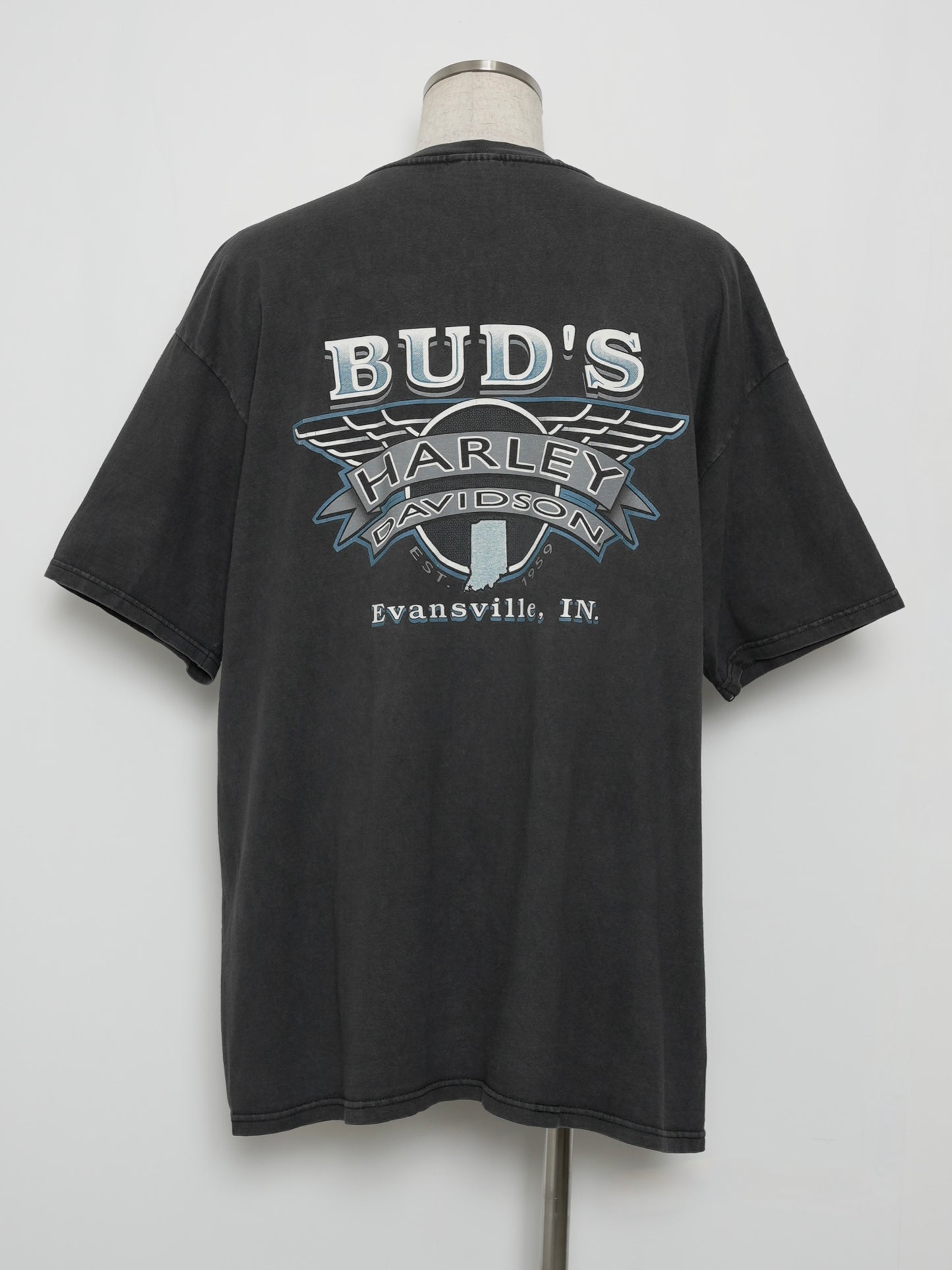 USED MACHINE COLLECTION 90's HARLEY-DAVIDSON USED LOGO T-SHIRT
