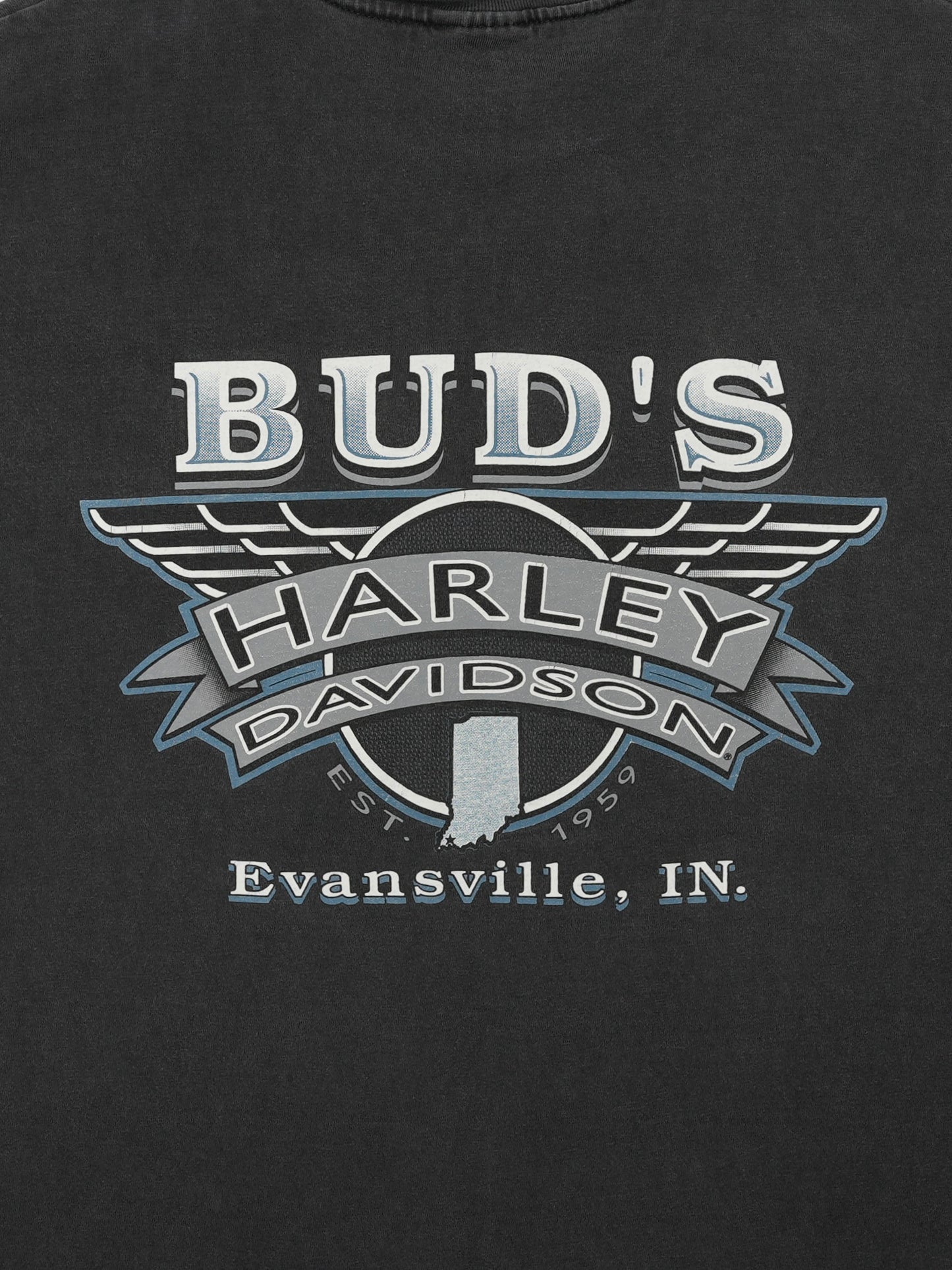 USED MACHINE COLLECTION 90's HARLEY-DAVIDSON USED LOGO T-SHIRT
