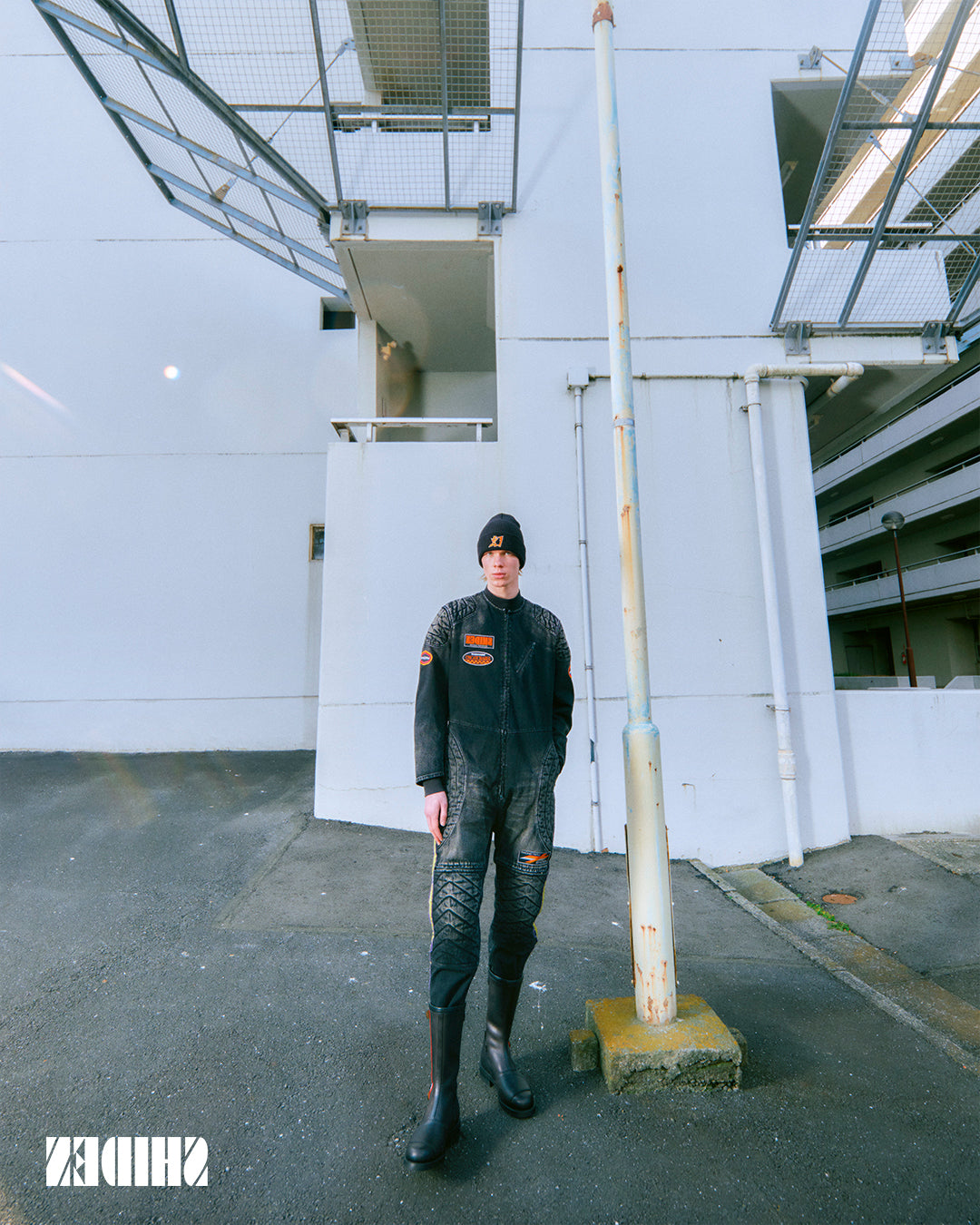 SHIDEN FW2025  MOTORCYCLE SUIT 13oz DENIM