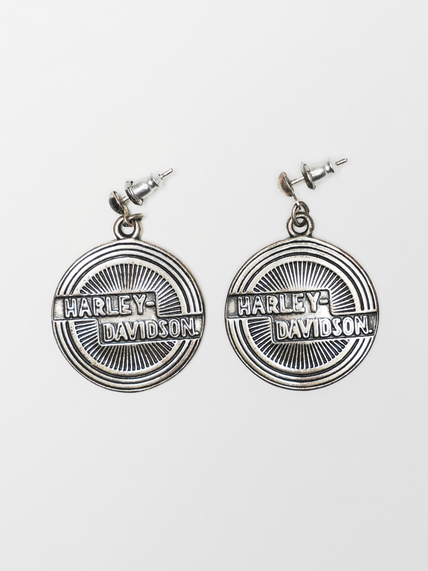 USED MACHINE COLLECTION HARLEY-DAVIDSON CIRCLE EARRINGS