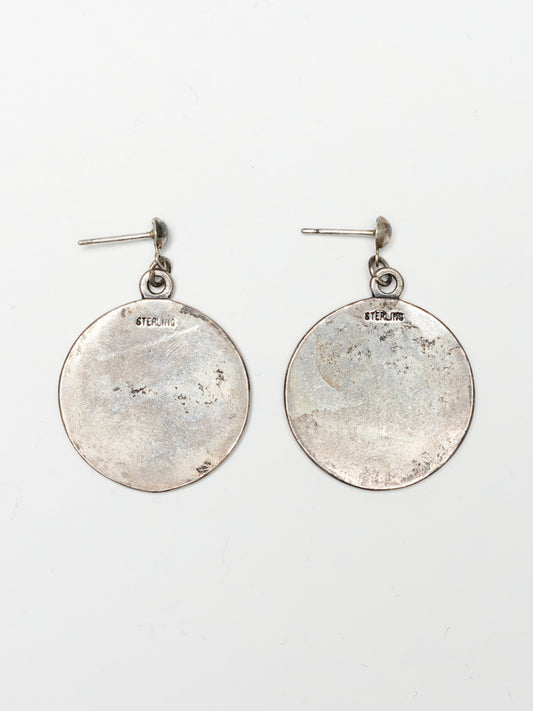 USED MACHINE COLLECTION HARLEY-DAVIDSON CIRCLE EARRINGS