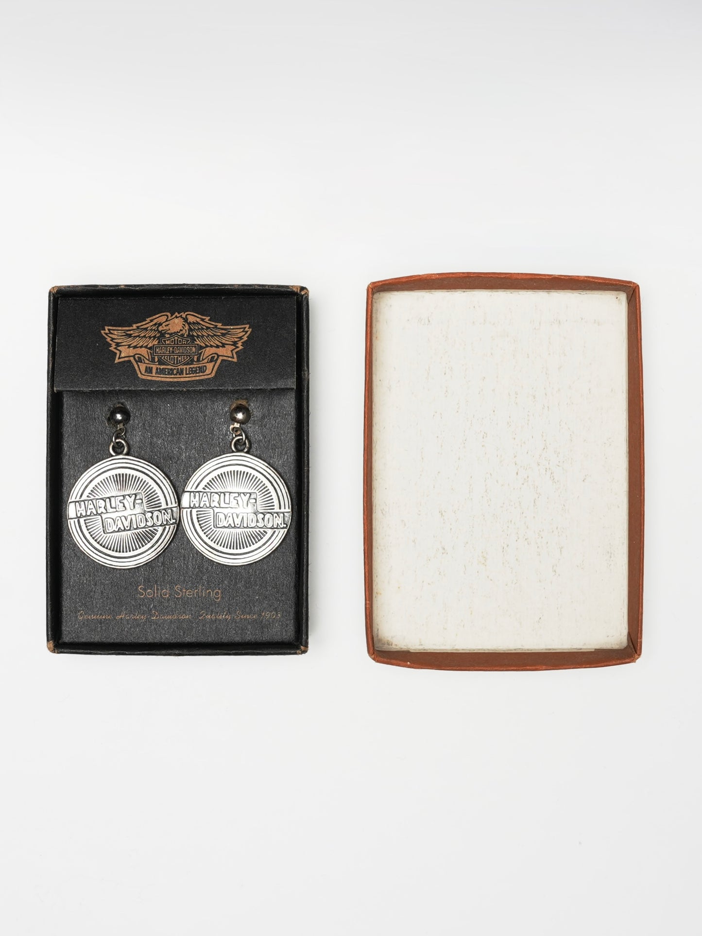 USED MACHINE COLLECTION HARLEY-DAVIDSON CIRCLE EARRINGS