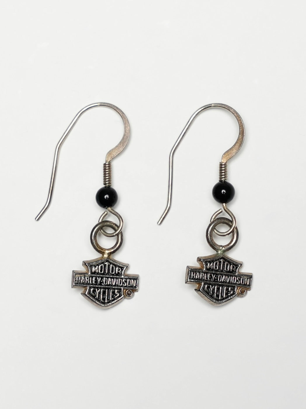 USED MACHINE COLLECTION HARLEY-DAVIDSON LOGO EARRINGS