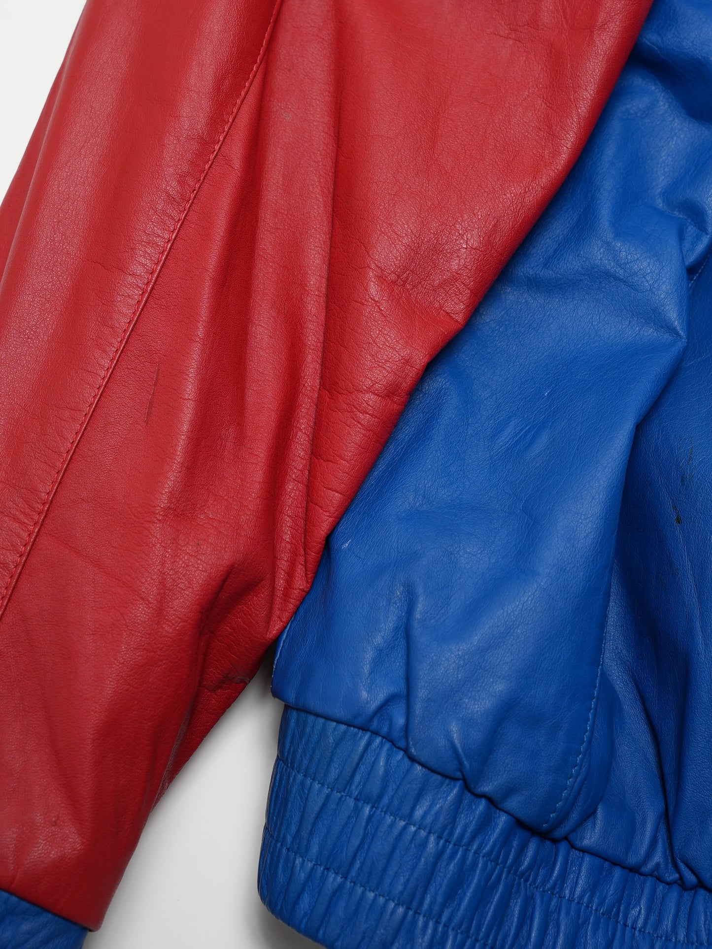 USED SPORTS COLLECTION 80's adidas 武道人 TEAM USA LEATHER JACKET