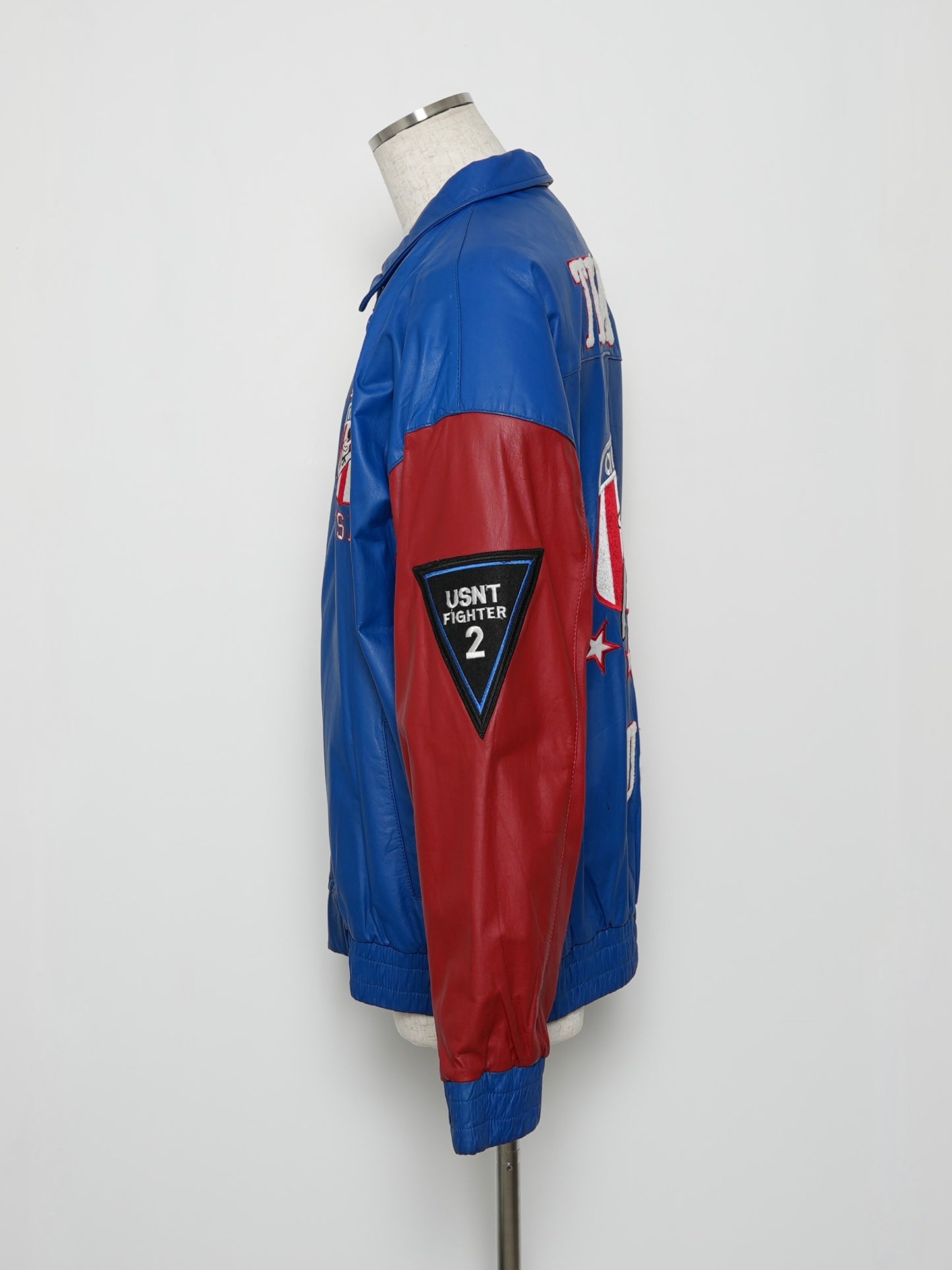 USED SPORTS COLLECTION 80's adidas 武道人 TEAM USA LEATHER JACKET