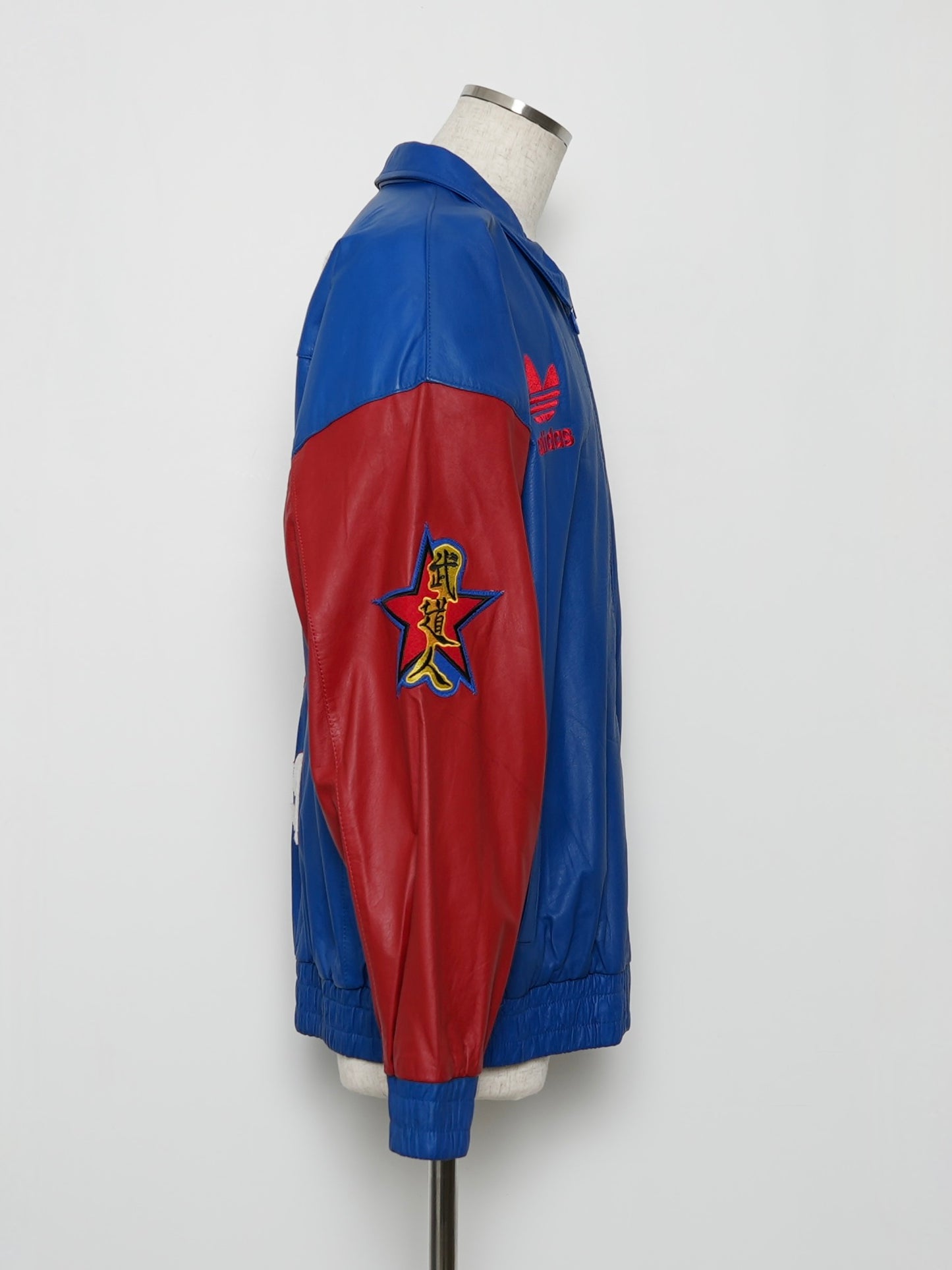 USED SPORTS COLLECTION 80's adidas 武道人 TEAM USA LEATHER JACKET