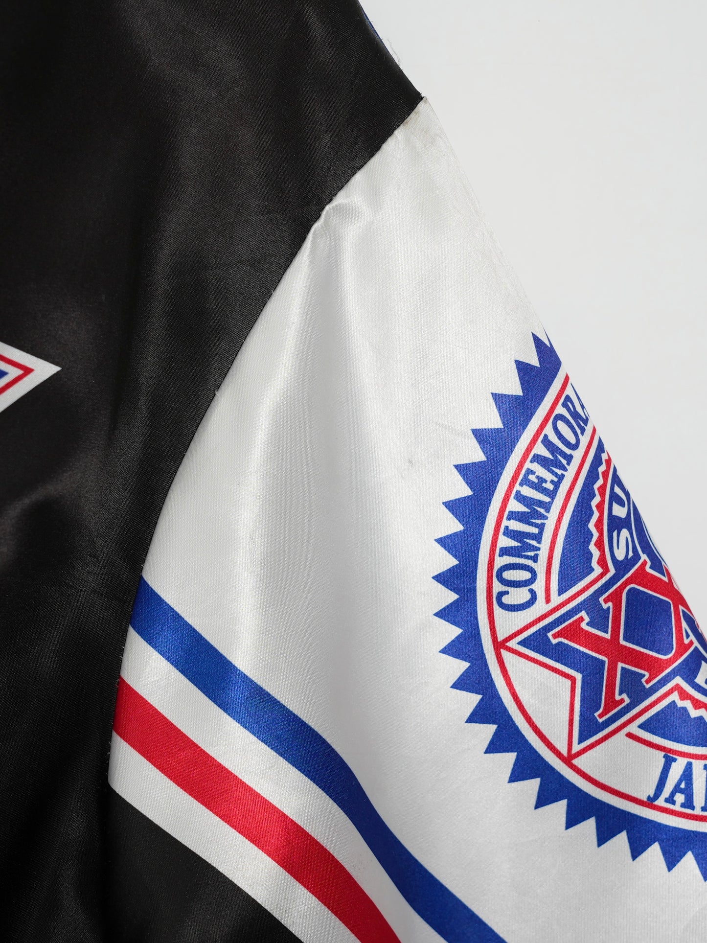 USED SPORTS COLLECTION 90's USA Chalk Line NFL SUPER BOWL BOMBER JACKET