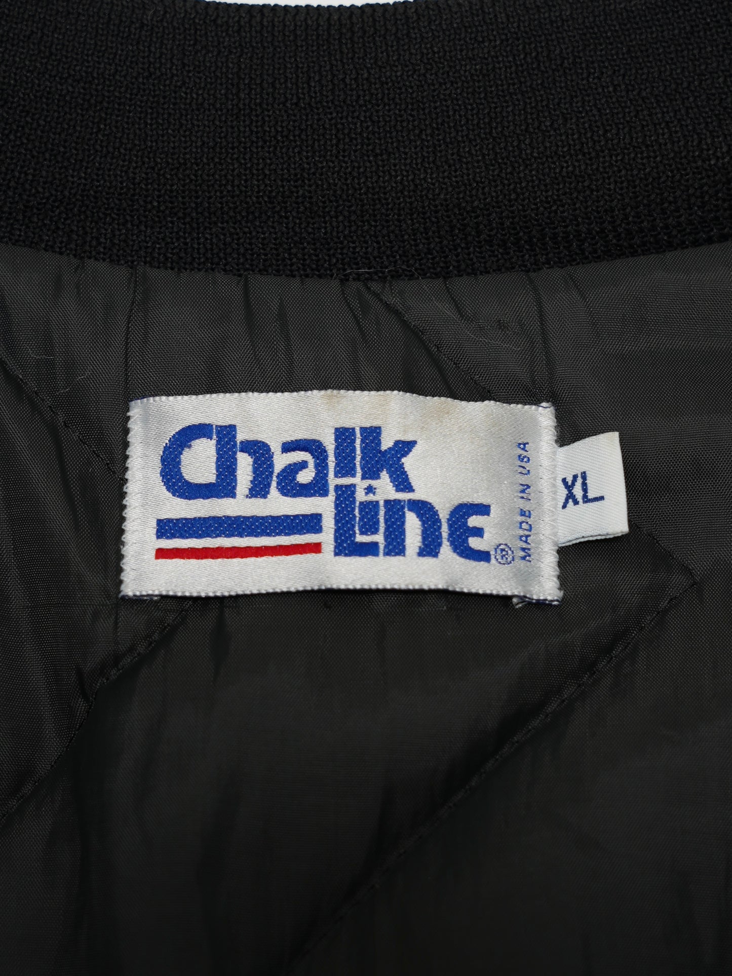 USED SPORTS COLLECTION 90's USA Chalk Line NFL SUPER BOWL BOMBER JACKET