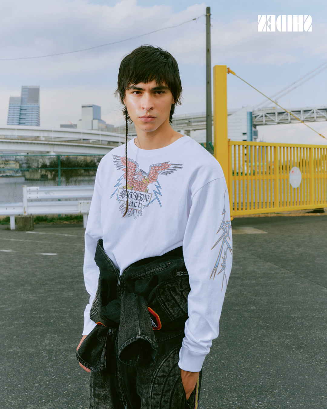 SHIDEN FW2025  L/S TEE EAGLE