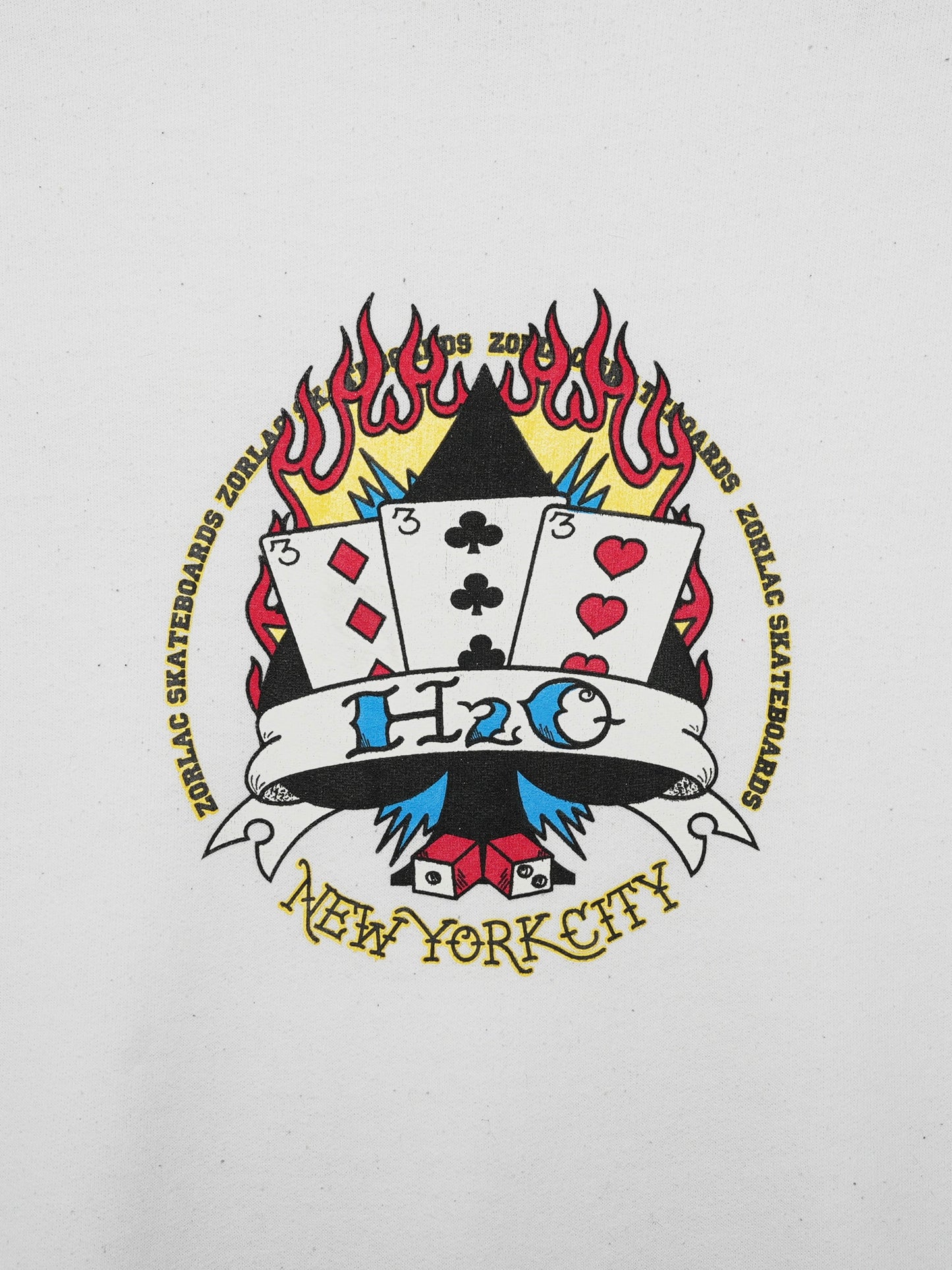 ARCHIVE COLLECTION 90's ZORLAC H2O CREW SWEATSHIRT
